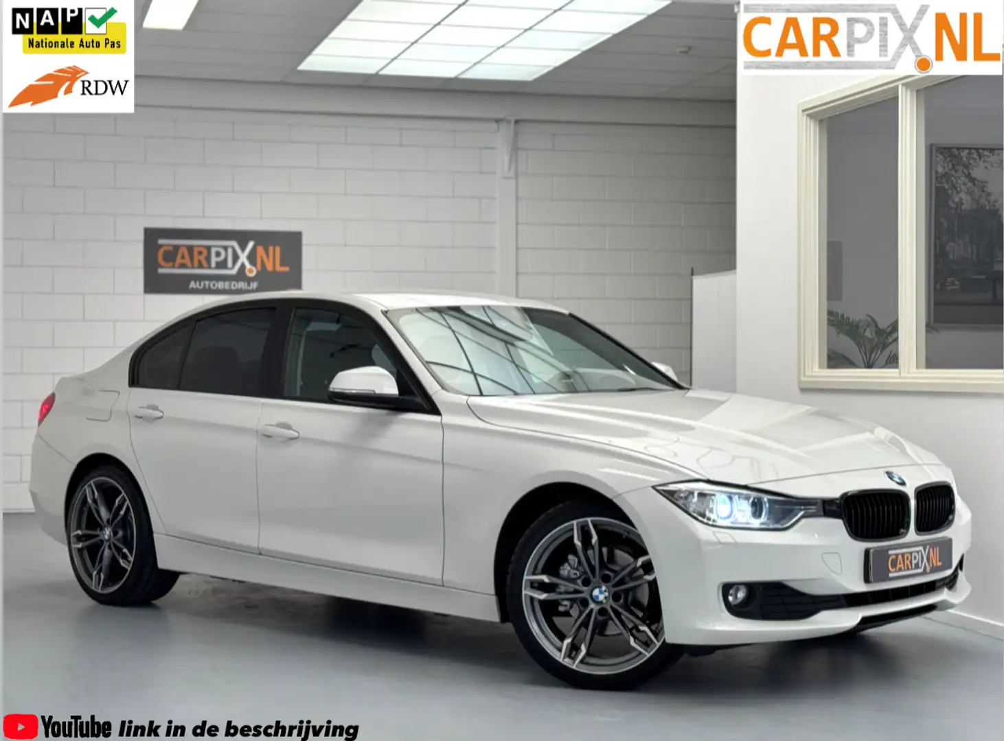 BMW 316 3-serie 316i Executive Sport 2014, Xenon, 18", NL- Blanc - 1