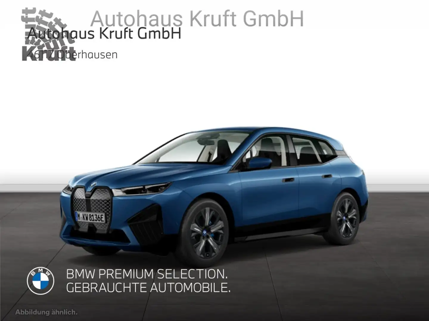 BMW iX xDrive40 SPORTPAKET+KAMERA+LM21+SITZHZ+DAB Albastru - 2