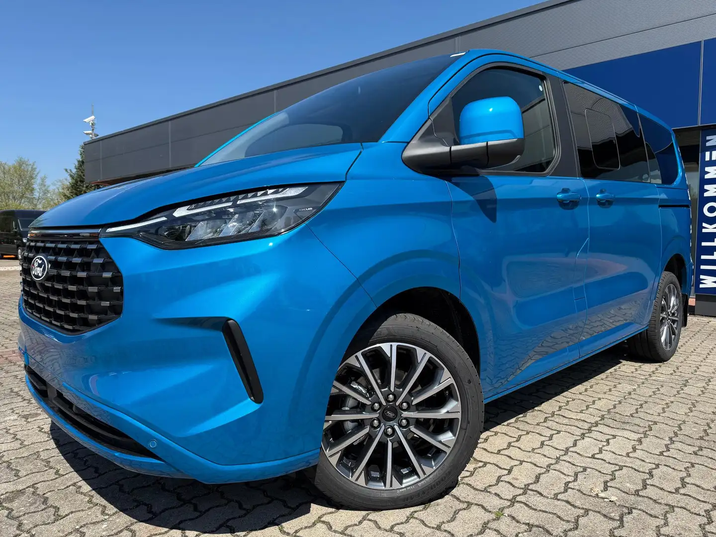 Ford Tourneo Custom L1H1 Titanium X Top Ausstattung Blauw - 1
