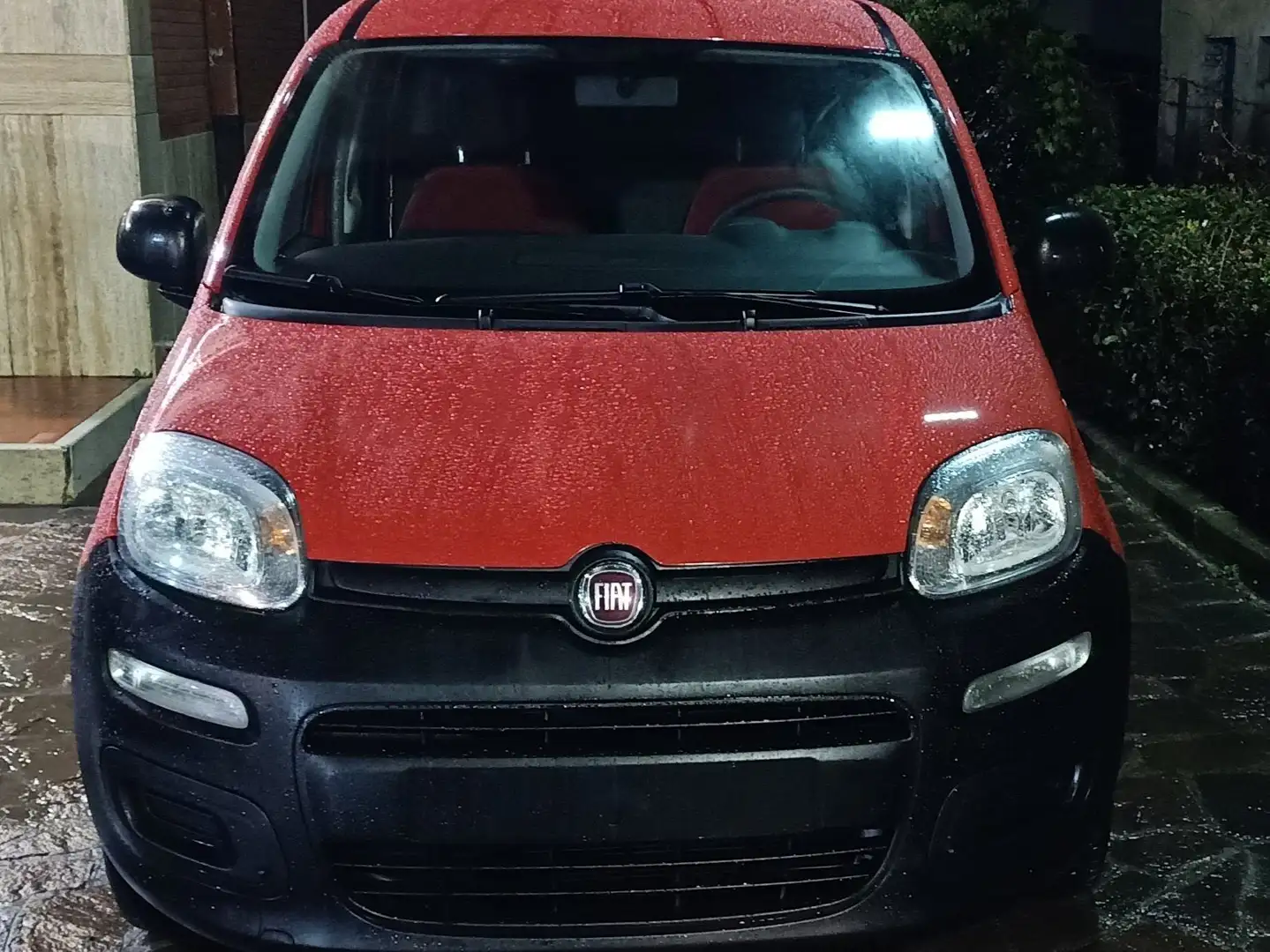 Fiat Panda 12 pop van (clima ) Rouge - 2