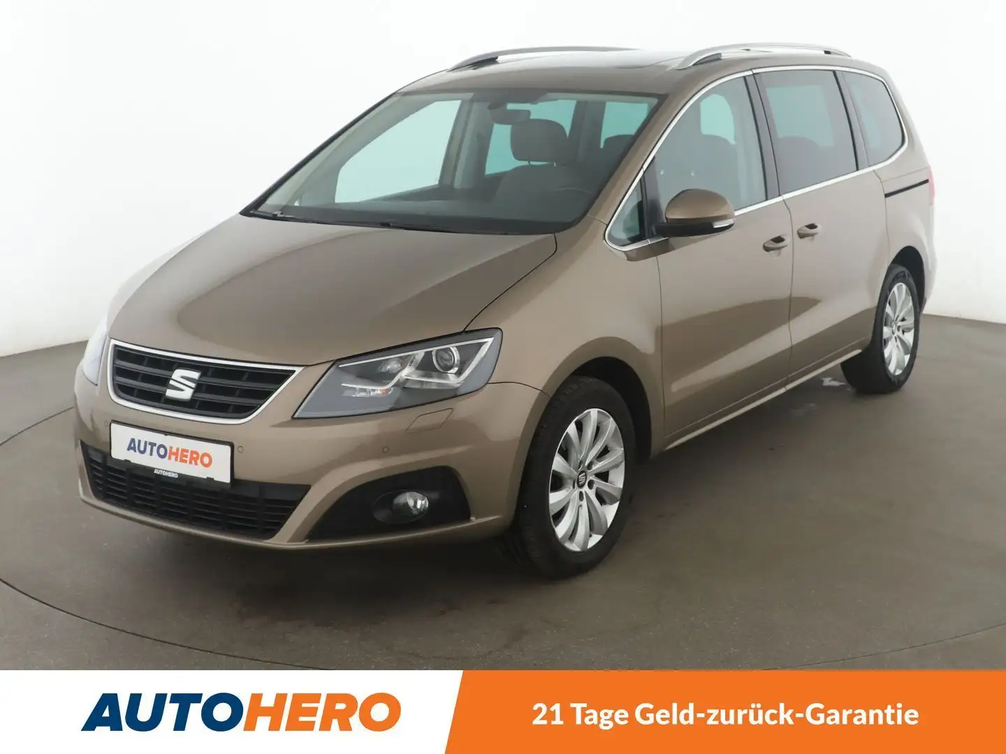SEAT Alhambra 2.0 TDI Style Aut.*NAVI*TEMPO*CAM*PDC*SHZ* Gelb - 1