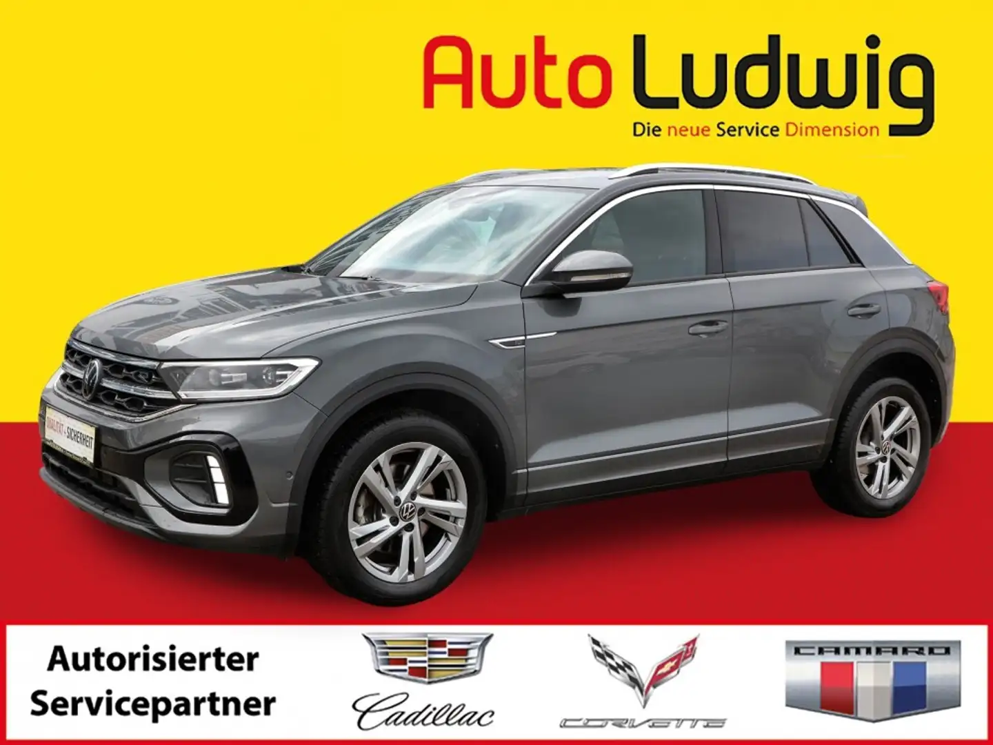 Volkswagen T-Roc 2,0 TDI R- LINE*DIGI COCKPIT*APP CONNECT*LED*SH... Grau - 1