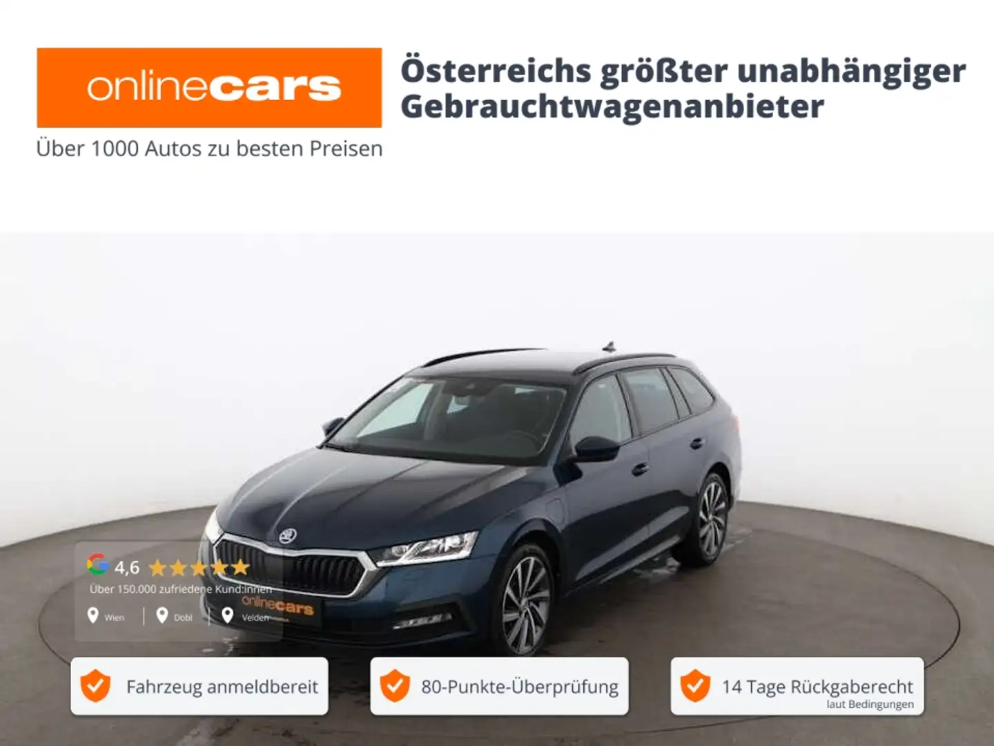 Skoda Octavia Combi 1.4 TSI Ambition iV Aut MATRIX RCAM Albastru - 1