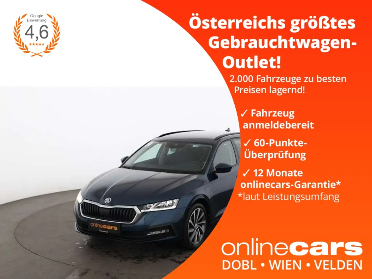 Skoda Octavia Combi 1.4 TSI Ambition iV Aut MATRIX RCAM Blau - 1