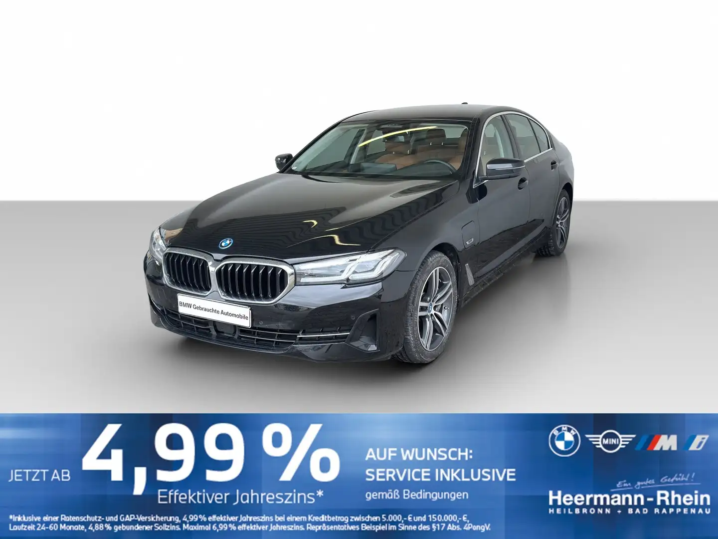 BMW 545 e xDrive Lim. LiveCock.LED.AHK.ParkAss.SHZ. Schwarz - 2