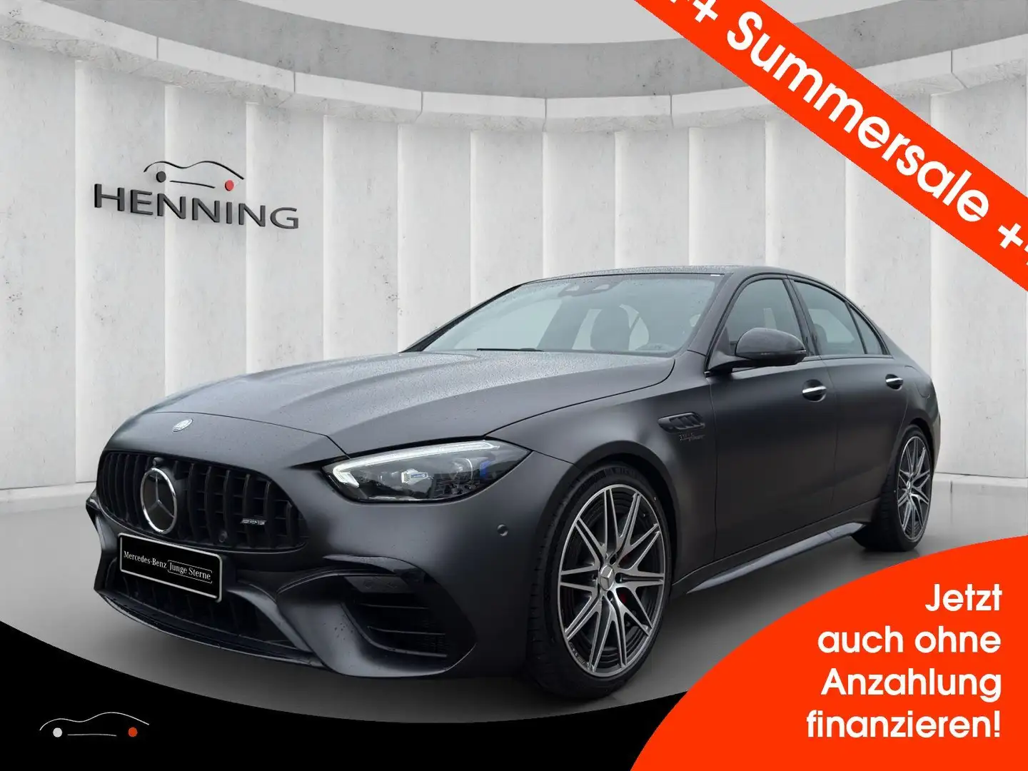 Mercedes-Benz C 63 AMG 4M F1 Magno Pano Burmester HUD HAL 20" Gri - 1