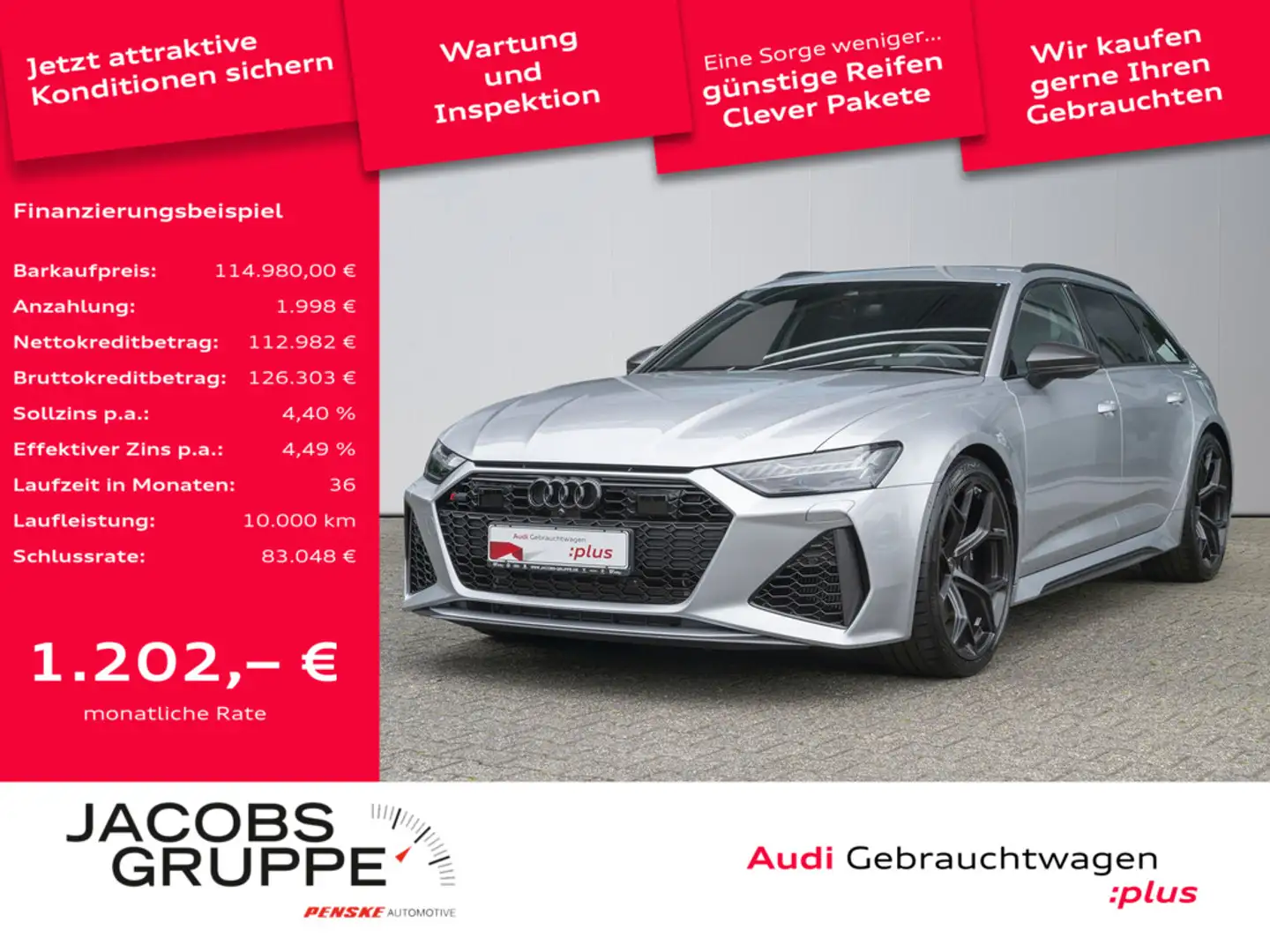 Audi RS6 Argento - 1