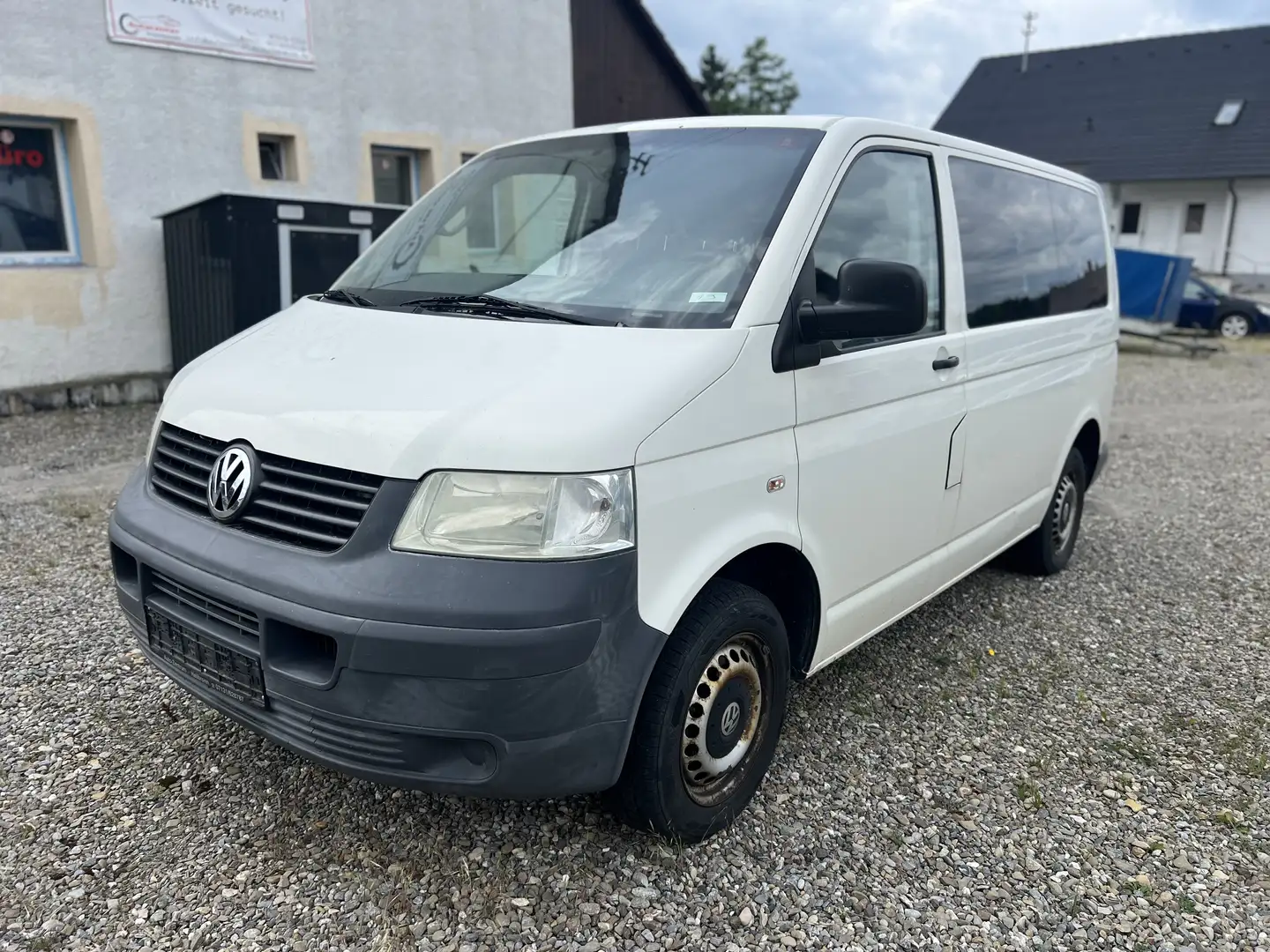 Volkswagen T5 Kombi Caravelle, TÜV NEU, AHK Biały - 1
