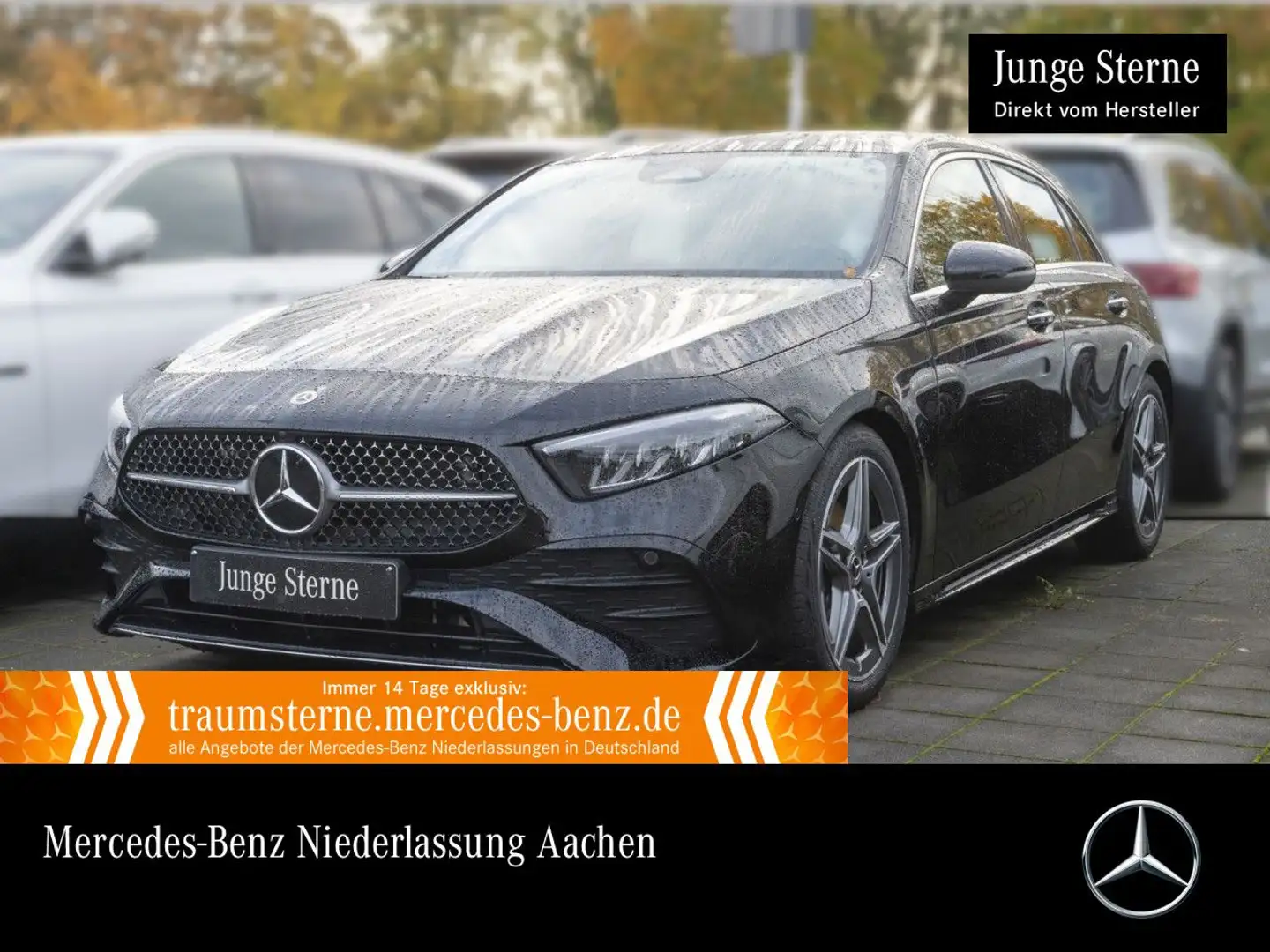 Mercedes-Benz A 200 AMG+LED+KAMERA+TOTW+KEYLESS+7G Schwarz - 1