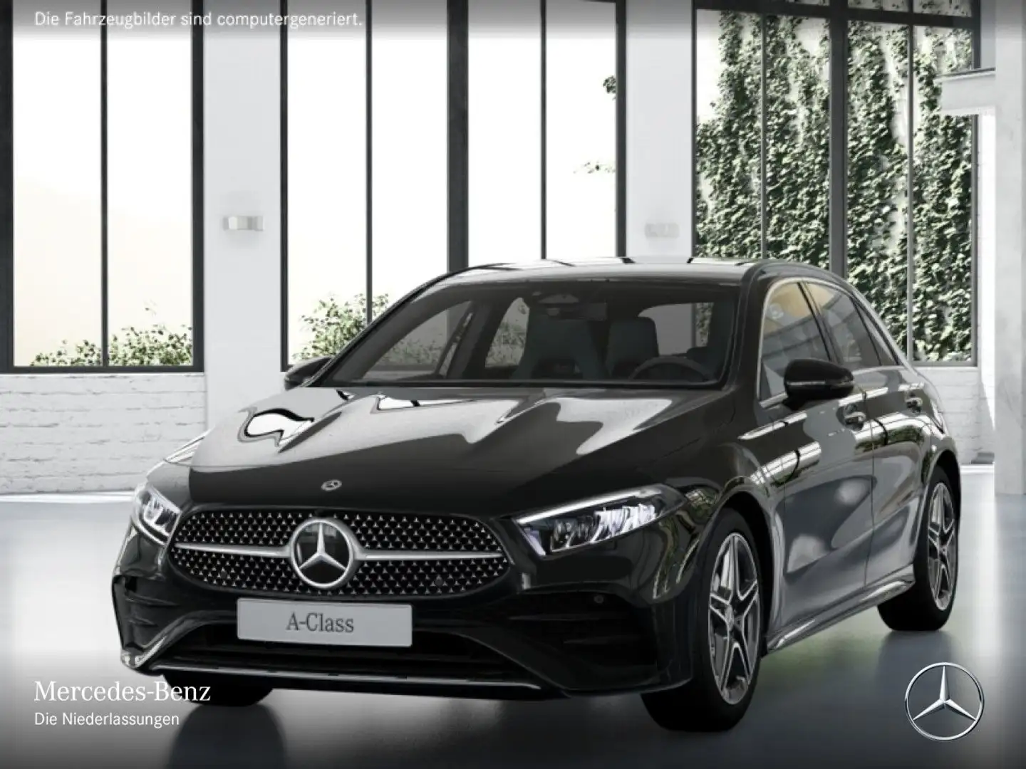 Mercedes-Benz A 200 AMG+LED+KAMERA+TOTW+KEYLESS+7G Schwarz - 2