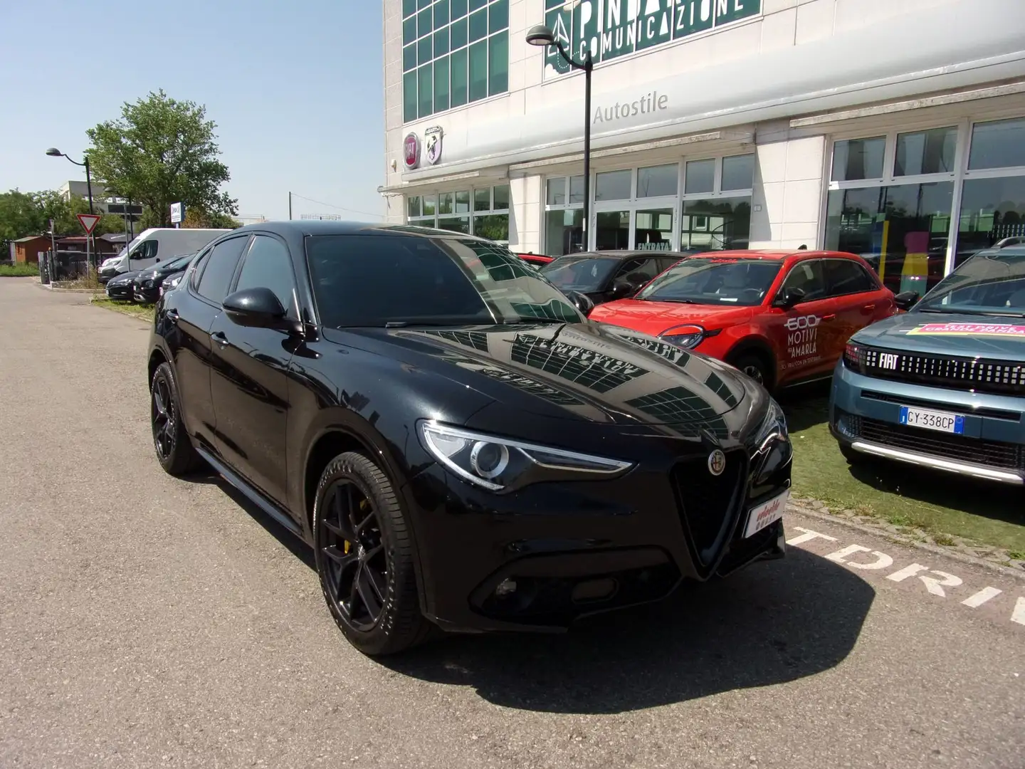 Alfa Romeo Stelvio 2.2 Turbodiesel 210 CV AT8 Q4 Veloce Nero - 1