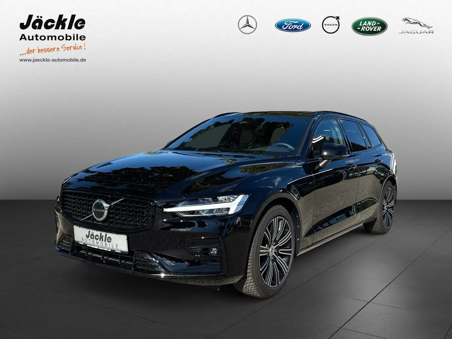Volvo V60 Plus Dark, AHK, Frontscheibenheizung Schwarz - 1