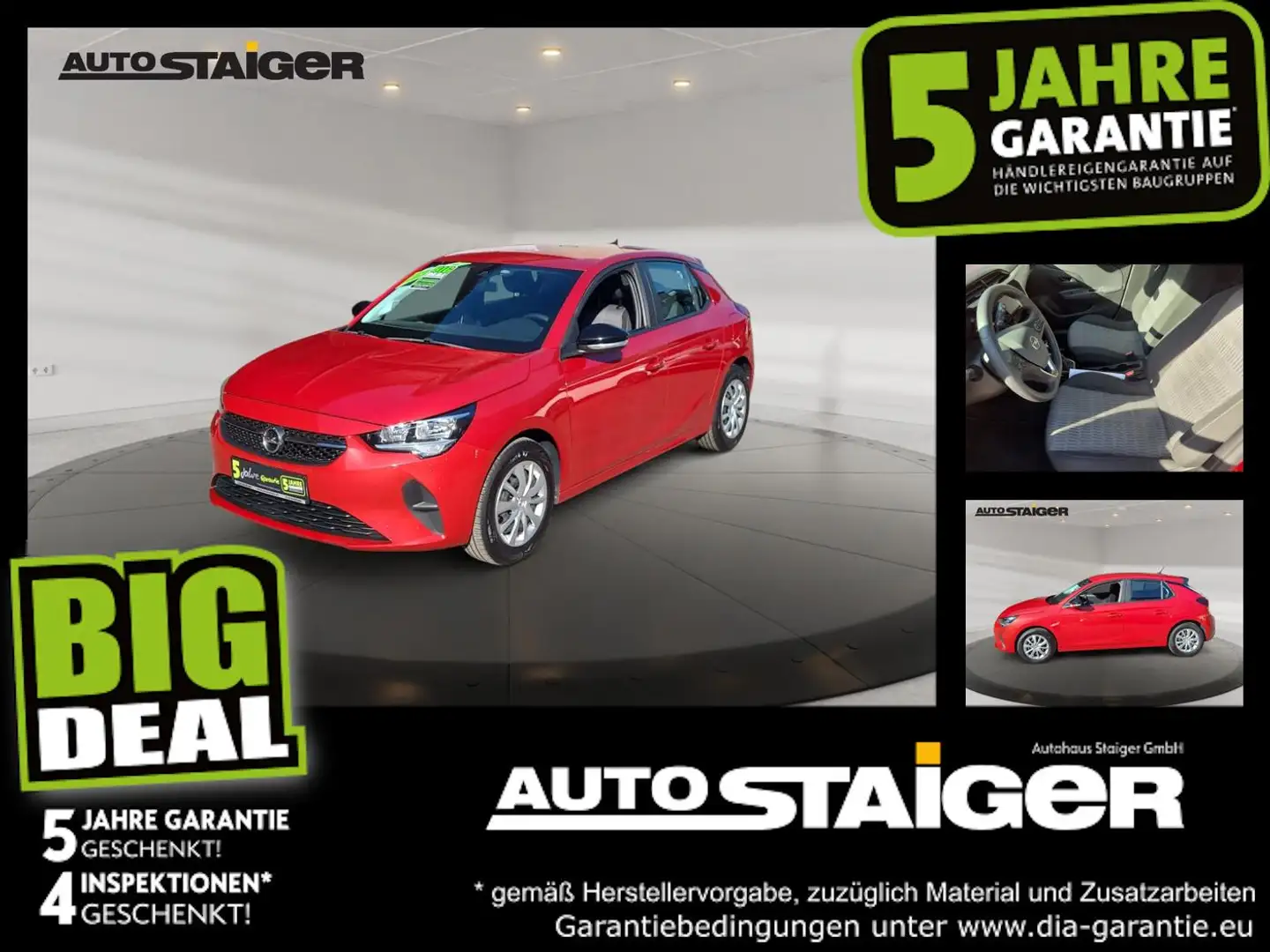 Opel Corsa F 1.2 Edition Bluetooth*Klima*DAB*.. Rot - 1