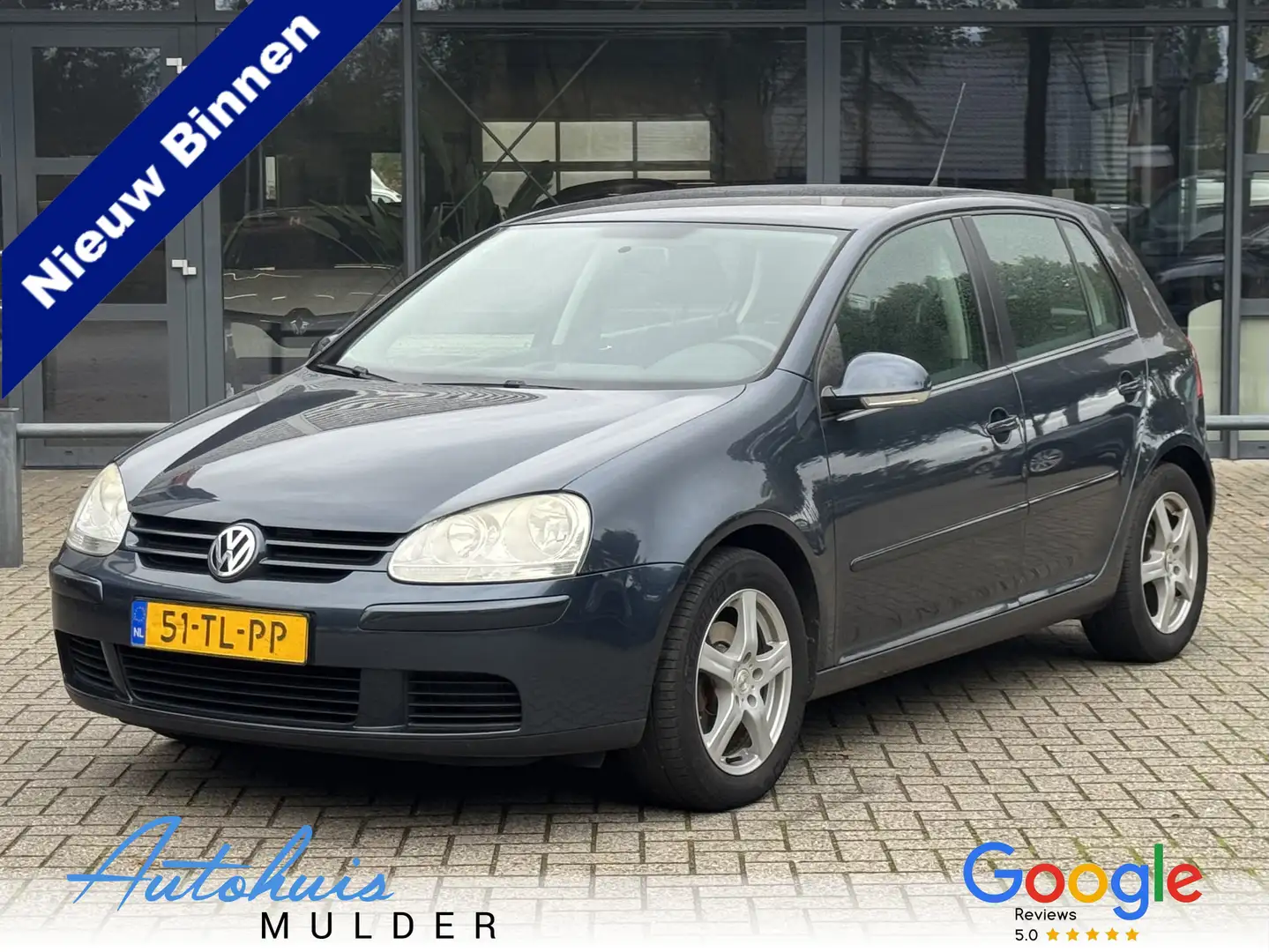 Volkswagen Golf 1.6 FSI Optive APK 06-2026 Airco/Elek-ramen/CV/Aud Gris - 1