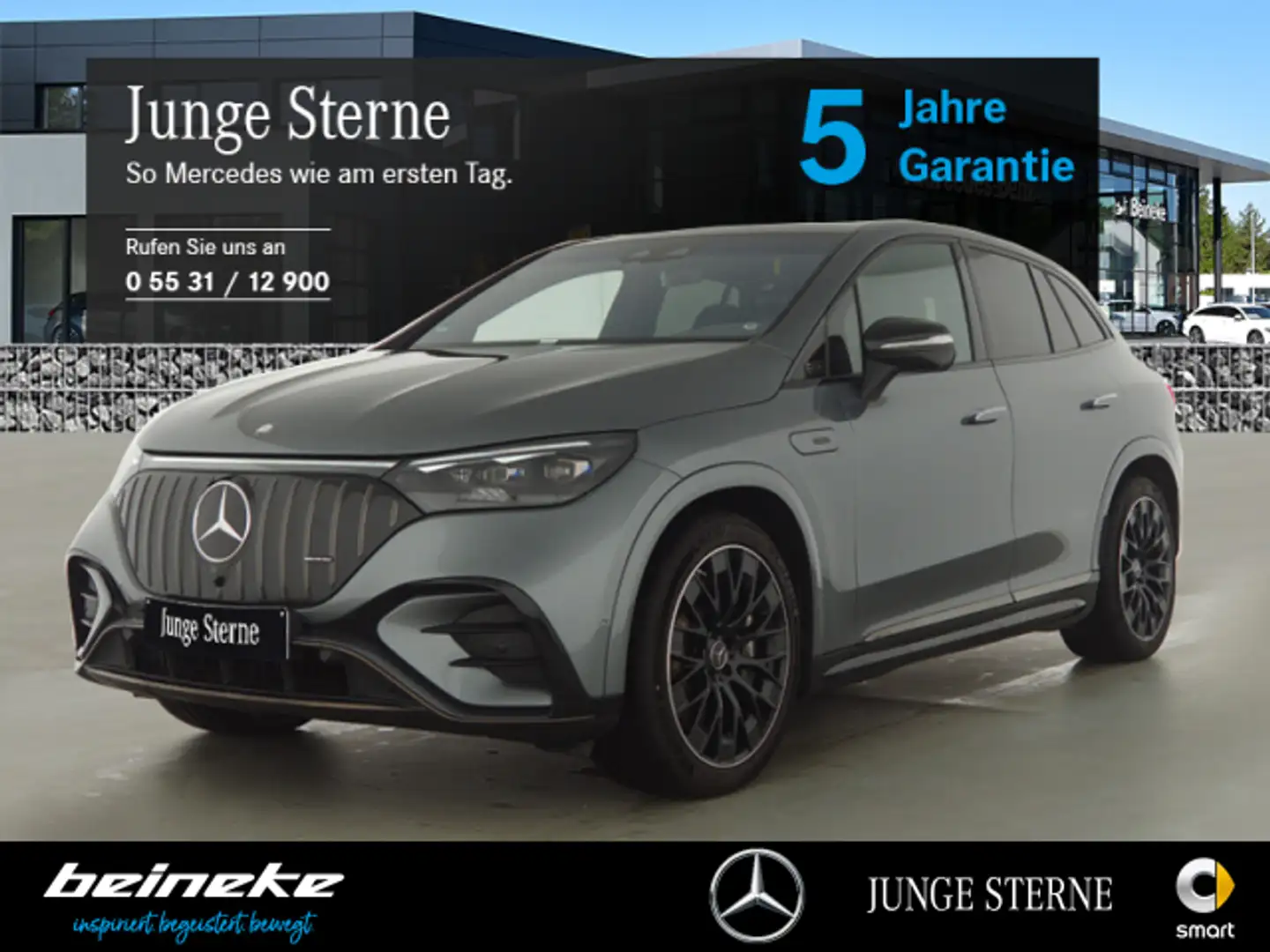 Mercedes-Benz EQE SUV EQE 43 4M SUV Hypers AHK Digital Burm Distr Pano Grau - 1