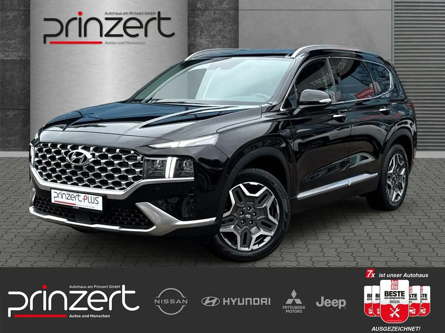 Hyundai SANTA FE 1.6 T-GDI Prime Hybrid 4WD Metallic*PGD Schwarz - 1