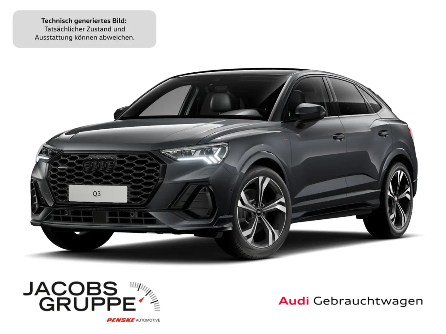Audi Q3 Sportback 40 TDI quattro S-line S tronic,N Grau - 1