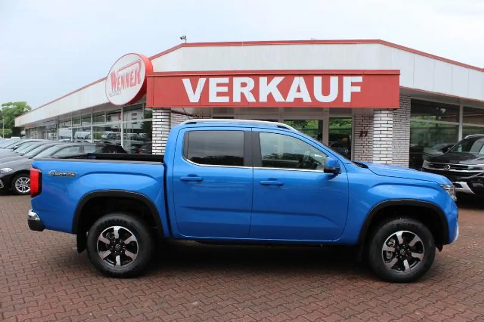 Volkswagen Amarok 3.0 TDI V6 Style 4Motion DOKA STANDHZG. + AHK + L Blau - 1