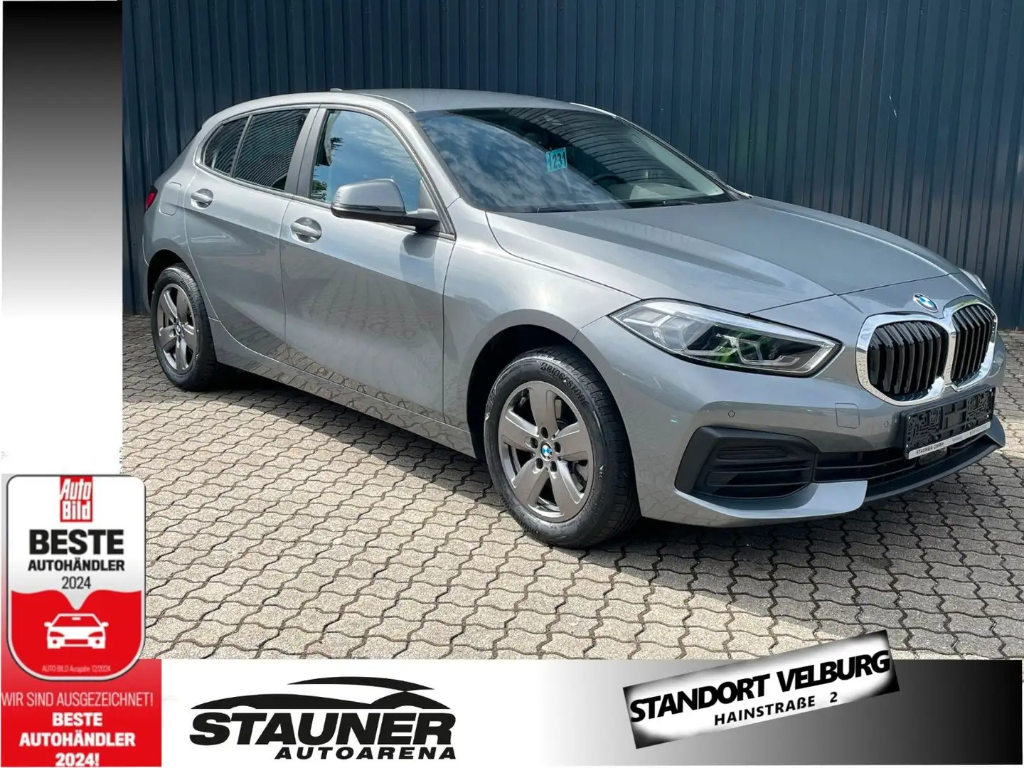 BMW 116 i 5-Türer/ LED/Lenkradheiz/Navi/CarPlay/Sitzh Šedá - 1