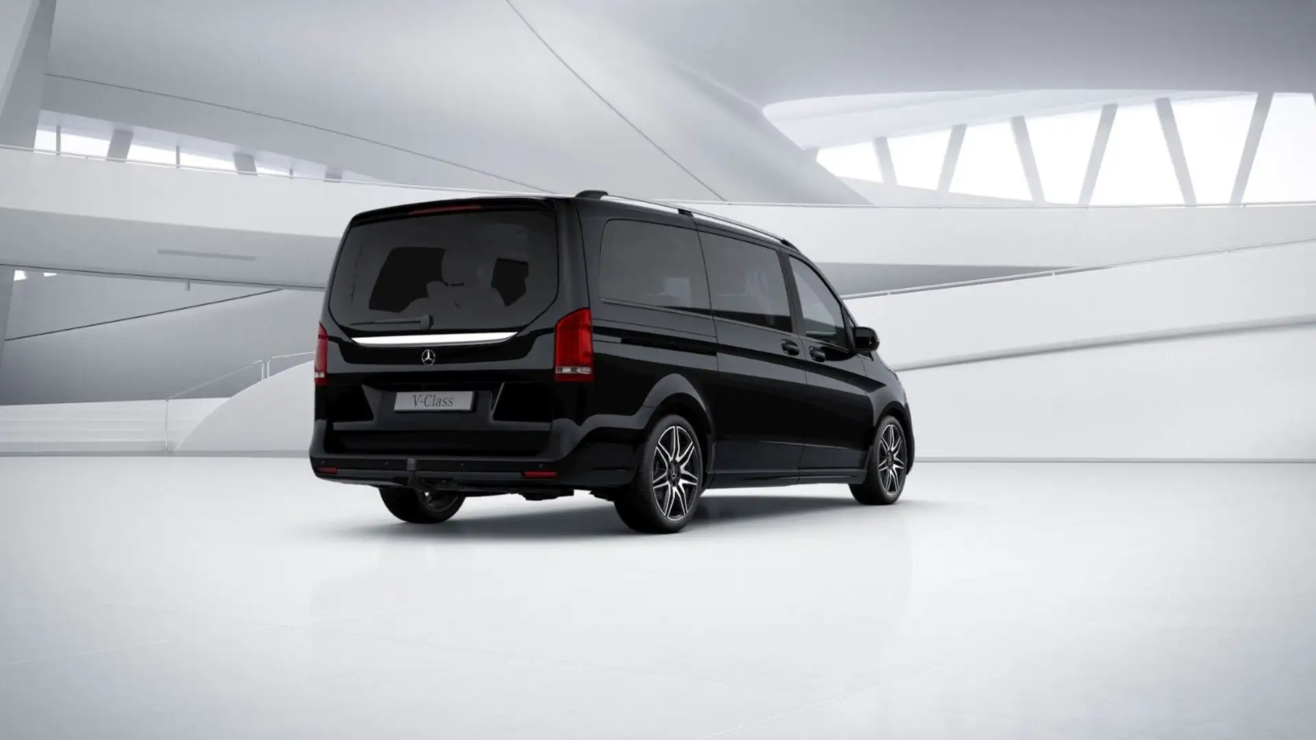 Mercedes-Benz V 300 d 4Matic Lang AMG PANO*Exclusive*AHK*Standh Noir - 2