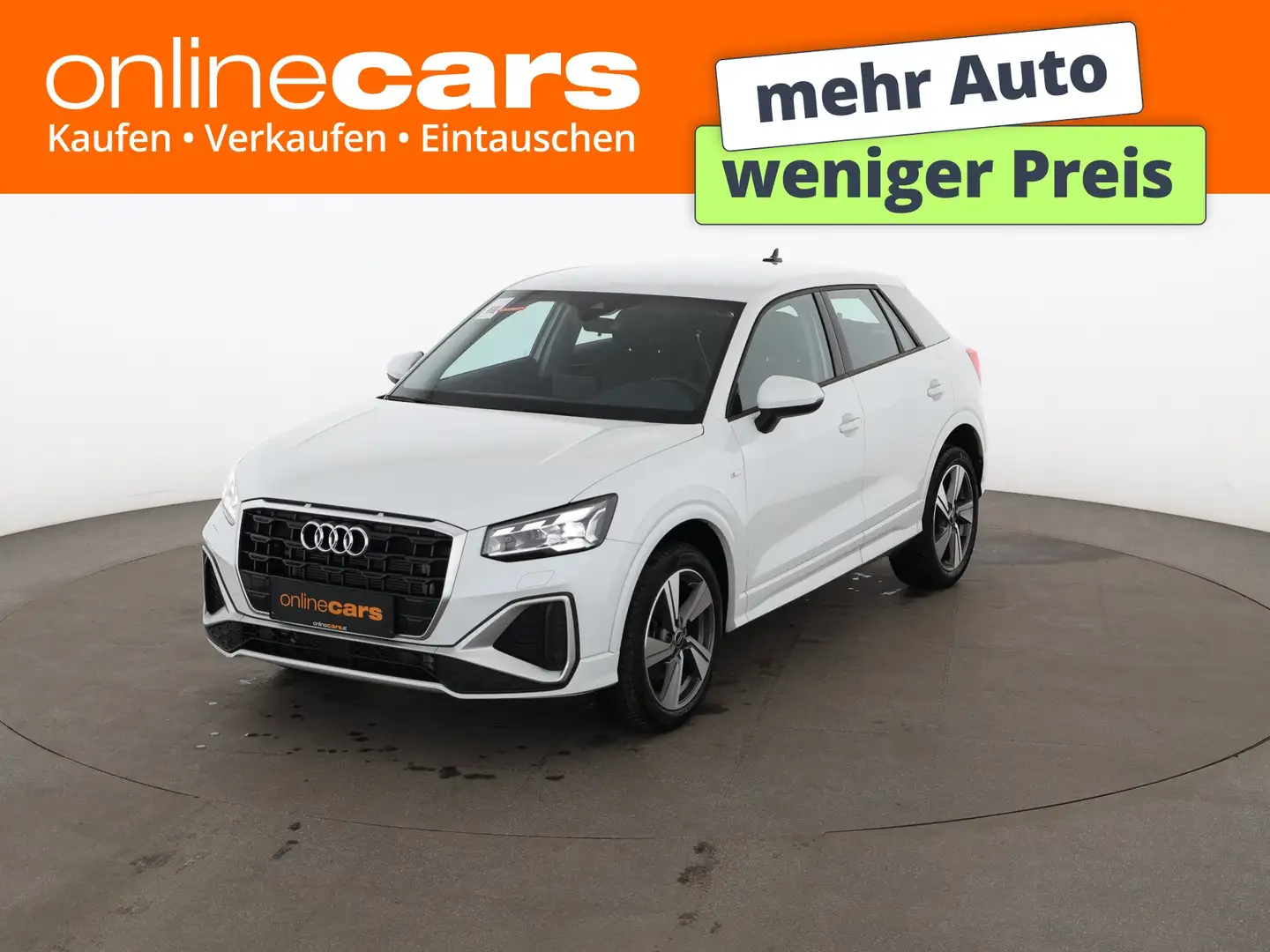 Audi Q2 35 TDI S-Line Aut MATRIX R-CAM TEMPOMAT PDC Weiß - 1