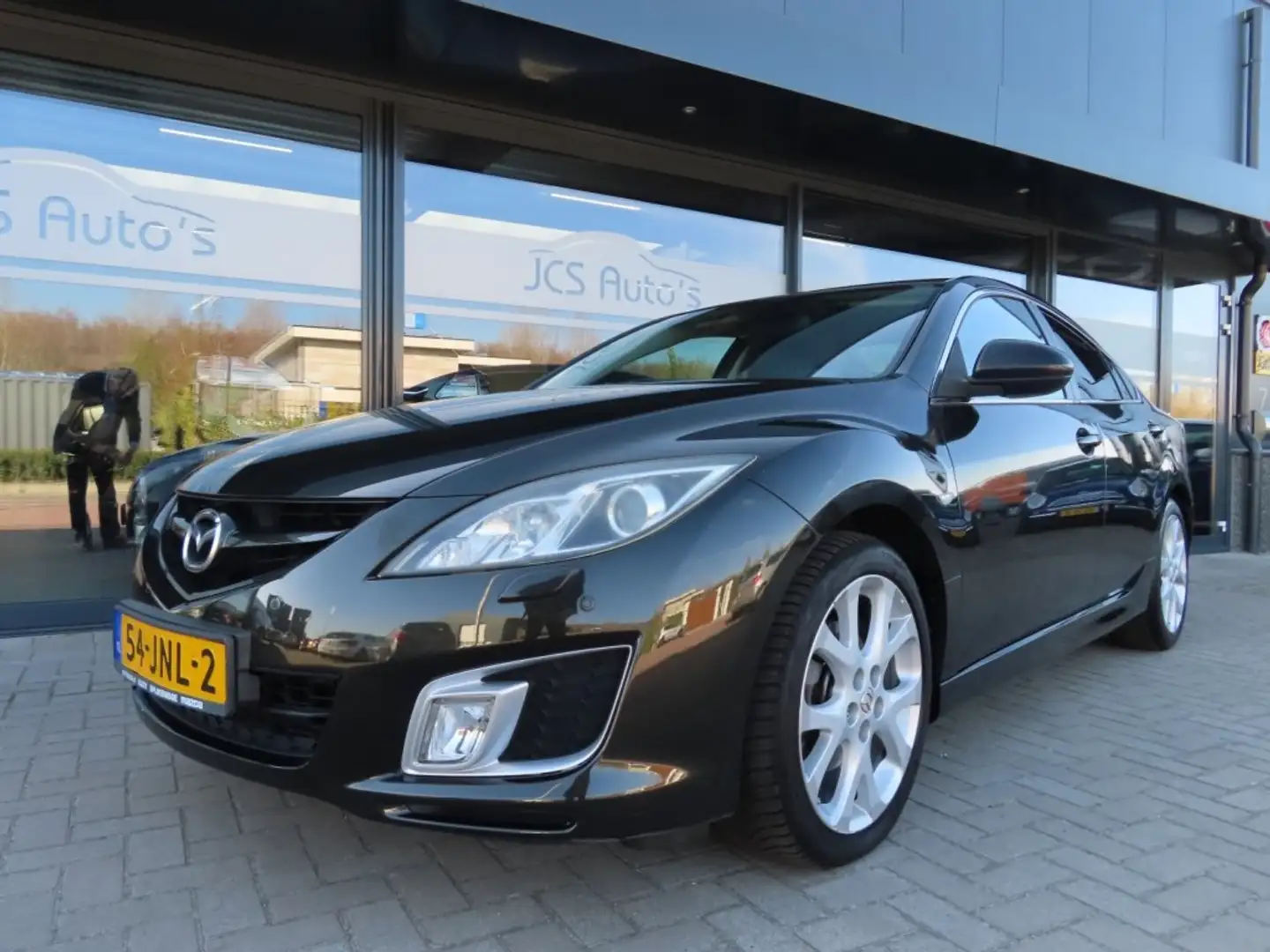 Mazda 6 2.5 S-VT GT-M Ecc Navi Half Leder 2009 Zwart - 1