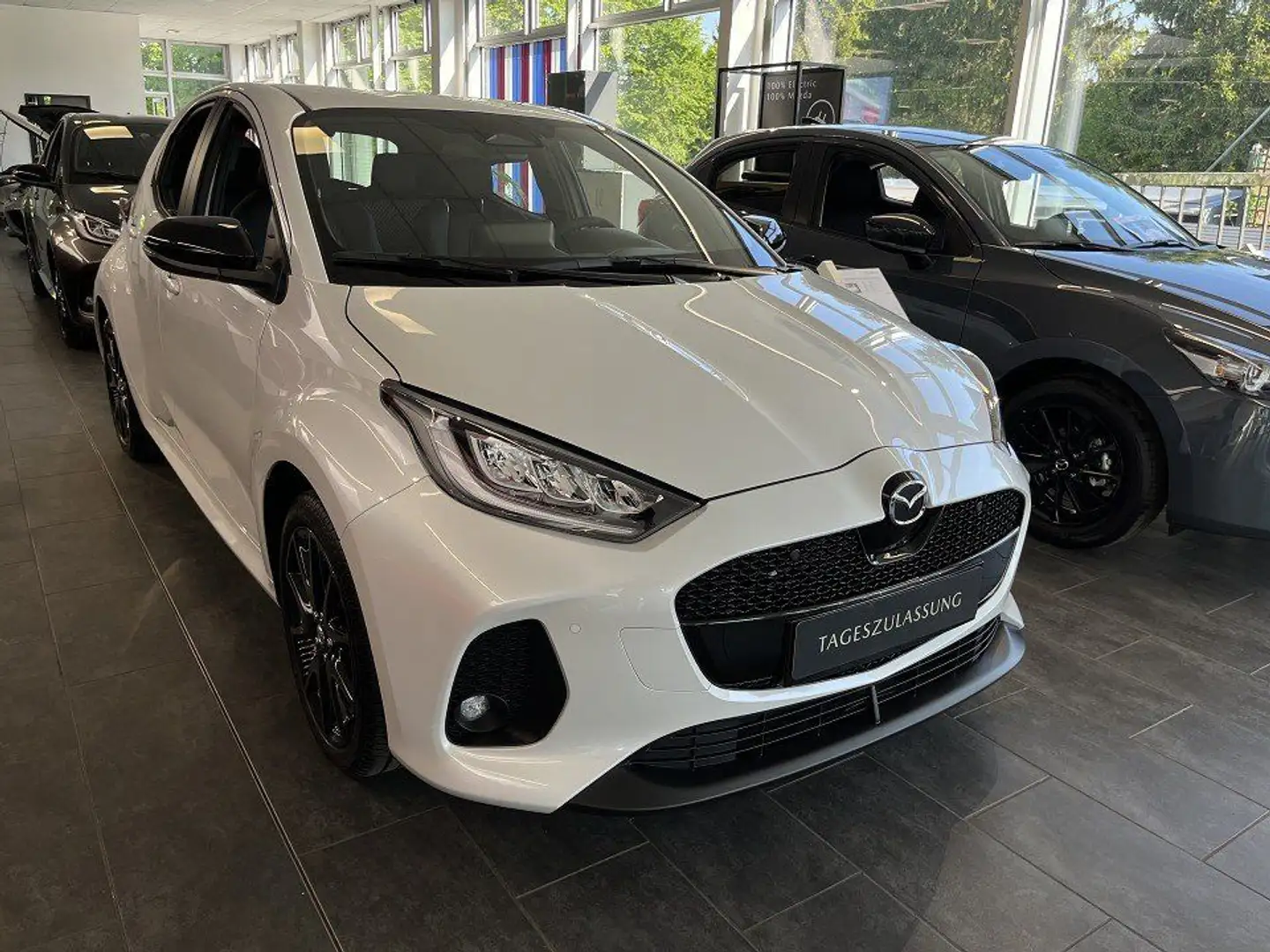 Mazda 2 Hybrid 1.5 116PS Homura LED Navi RFK Blanc - 1