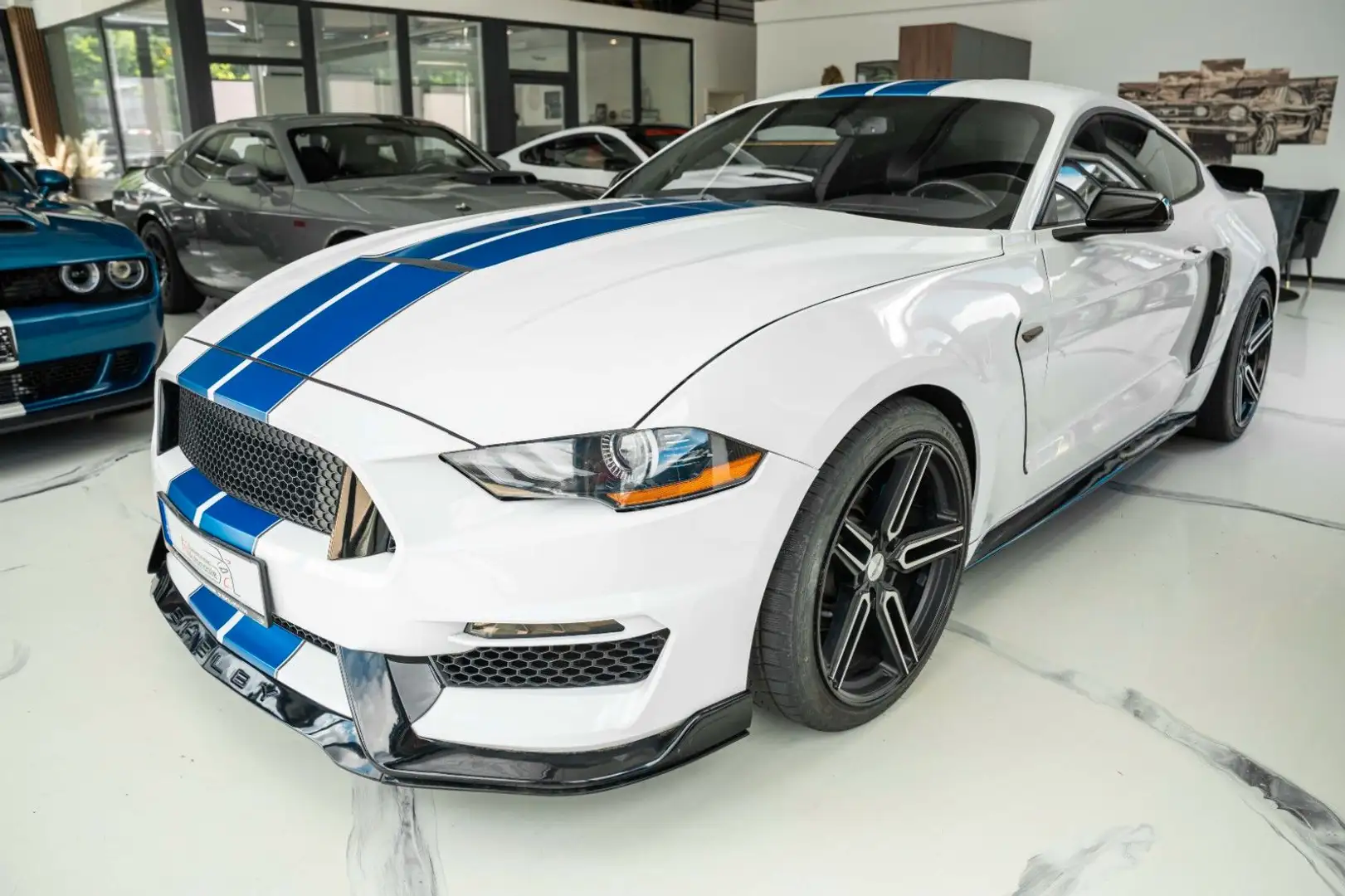 Ford Mustang MUSTANG 2.3 TURBO GT350 FACELIFT 20 Zoll Blanc - 1