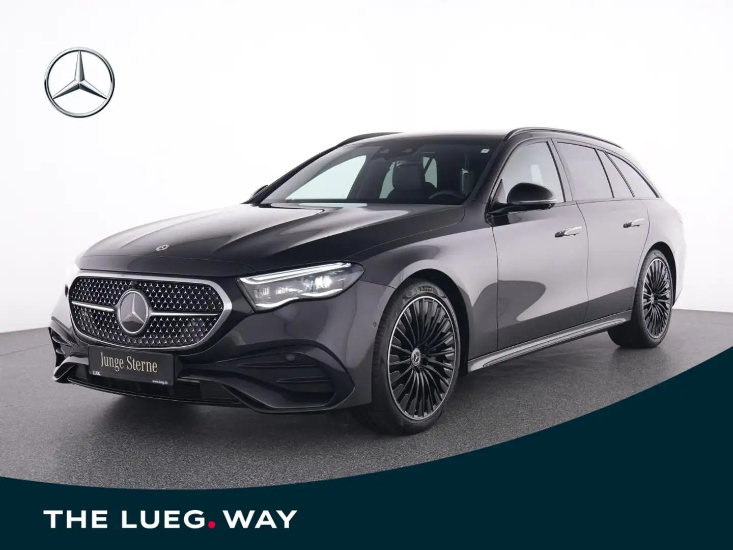 Mercedes-Benz E 200 T AMG+MBUX+DLight+KeylGo+Night+AHK+20"+360 Grau - 1