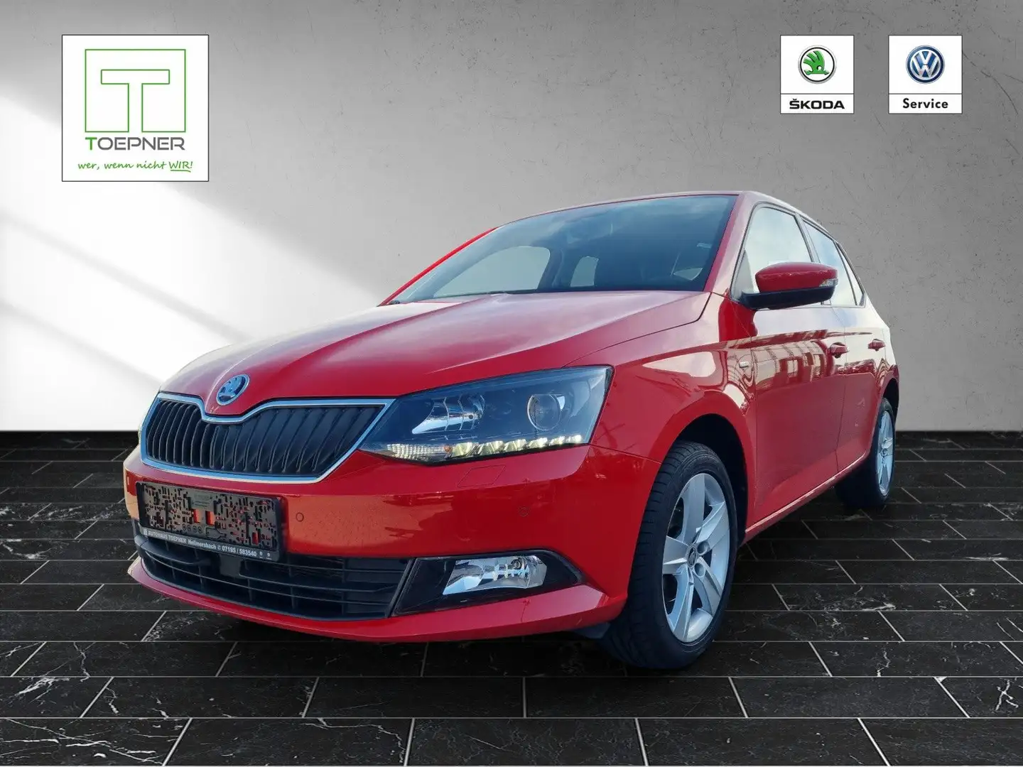 Skoda Fabia Clever 1,0 TSI ACC PDC SHZ Rot - 2