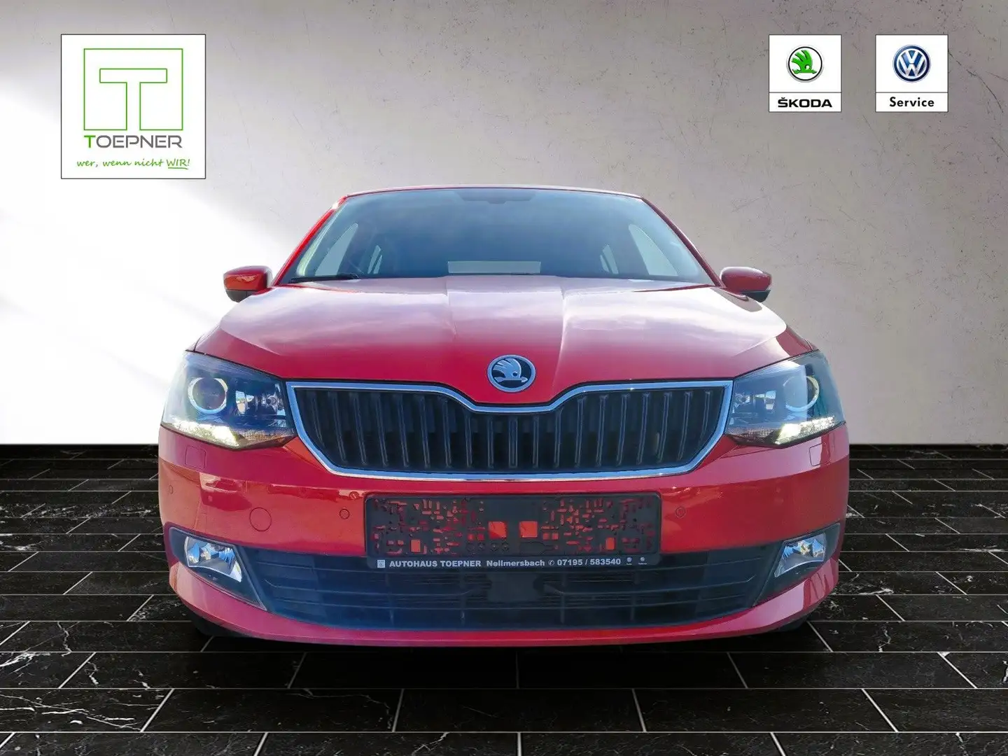 Skoda Fabia Clever 1,0 TSI ACC PDC SHZ Rot - 1