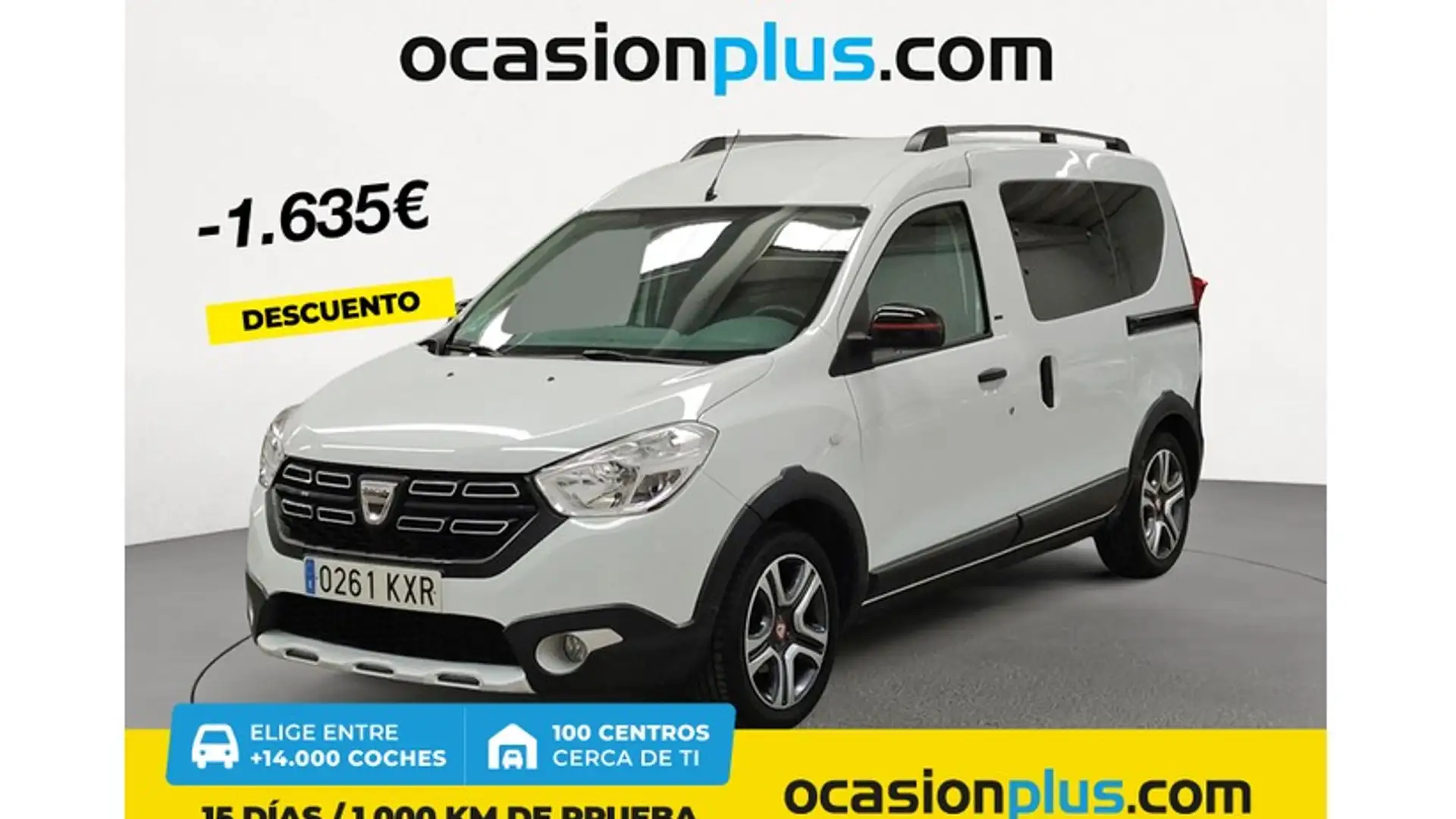 Dacia Dokker 1.5Blue dCi Stepway Essential 70kW Blanc - 1