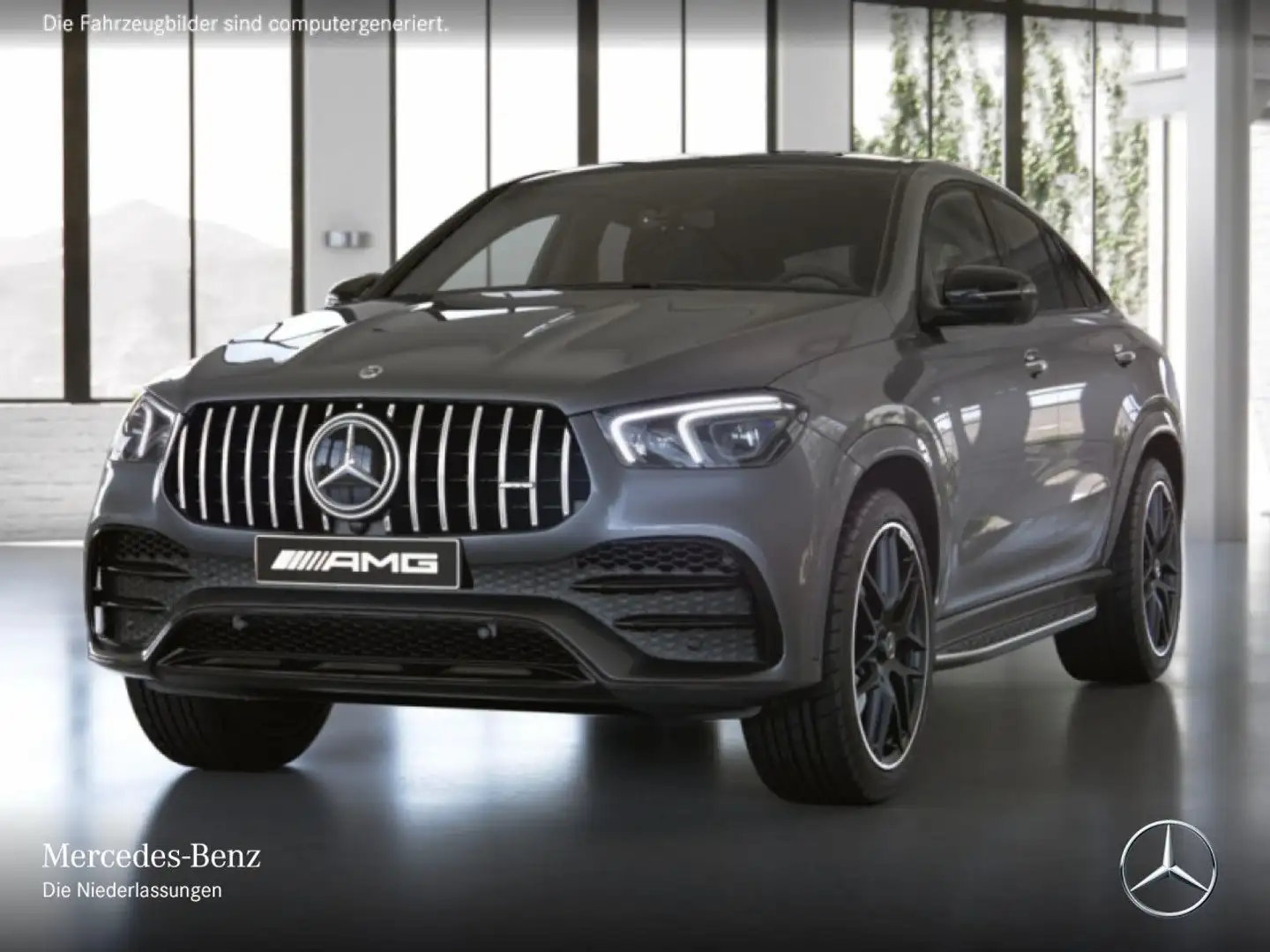 Mercedes-Benz GLE 53 AMG GLE 53 Coupé 4M NIGHT+PANO+360+MULTIBEAM+FAHRASS Gris - 2