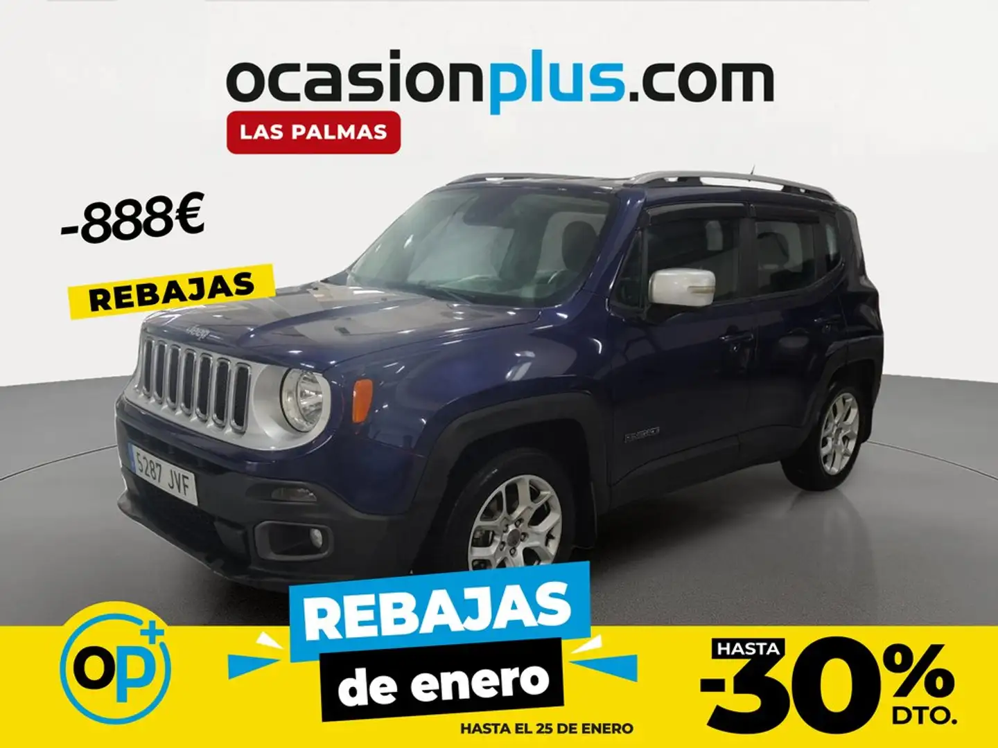 Jeep Renegade 1.4 Multiair Limited 4x2 103kW Bleu - 1