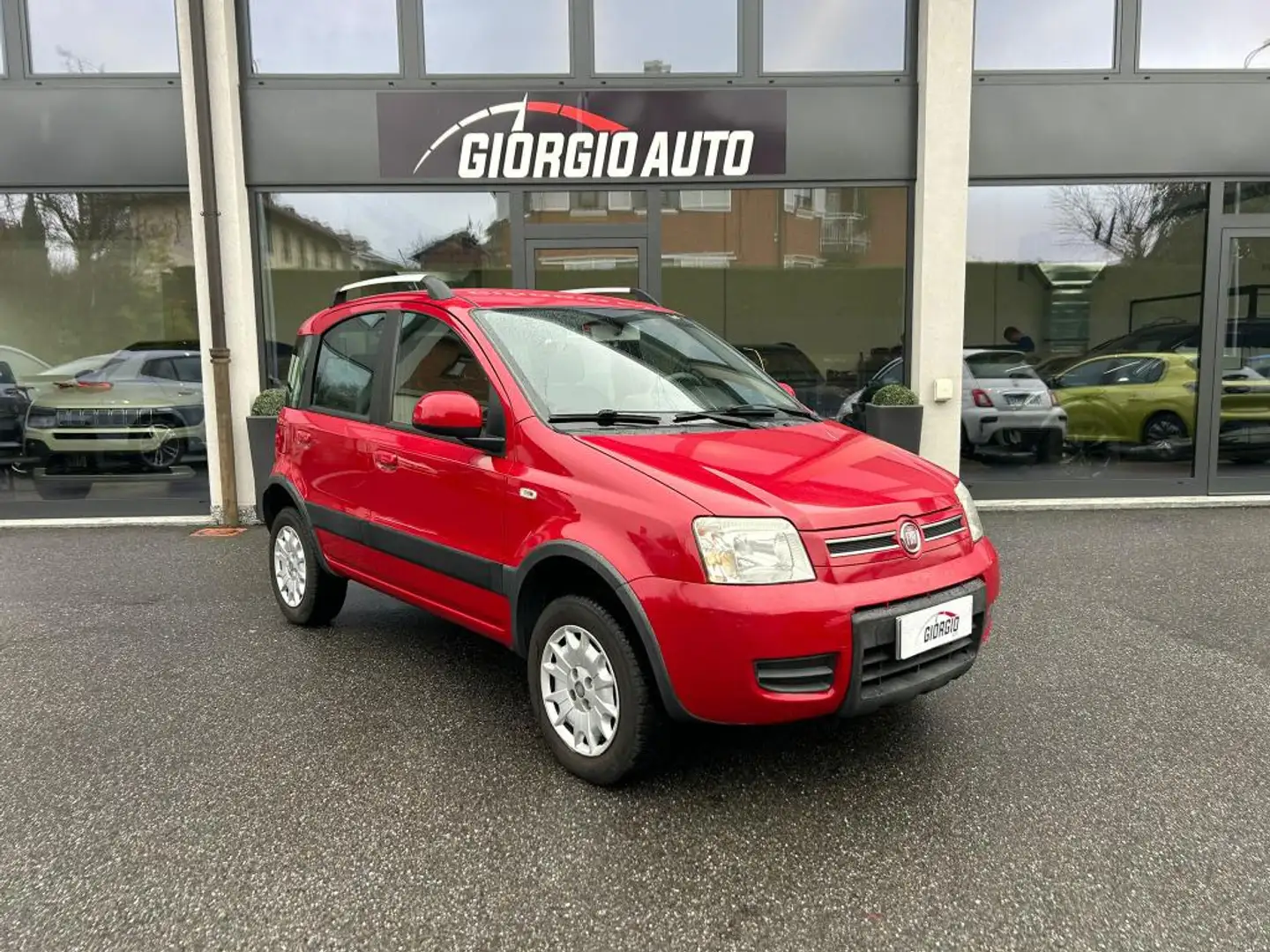 Fiat Panda 1.2 Climbing 4x4 Rood - 1