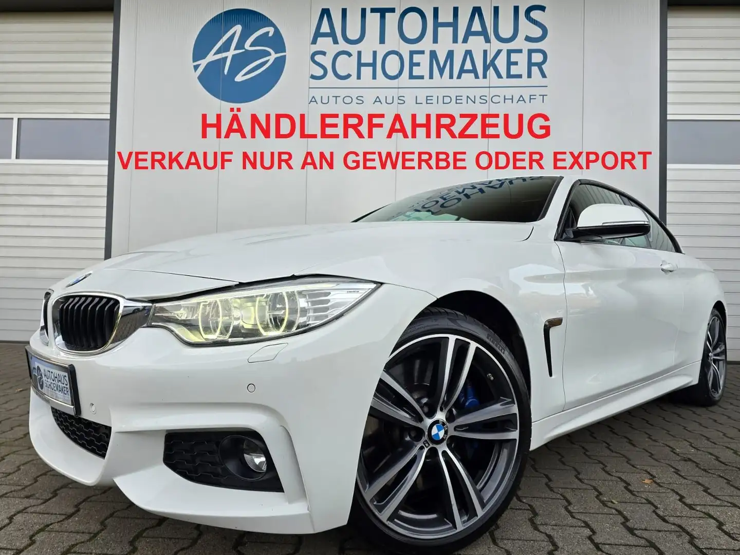 BMW 435 d xDrive Cabrio M Sport*Nappa,AHK,19´´RFK,HUD Weiß - 1