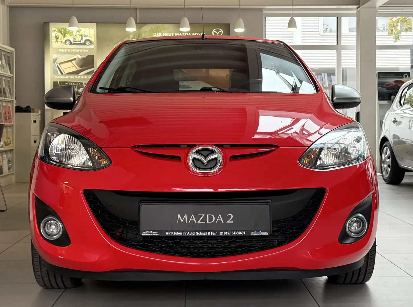 Mazda 2 1.3 Sendo Sitzheizung Einparkhilfe Klimaautomatik Rot - 2