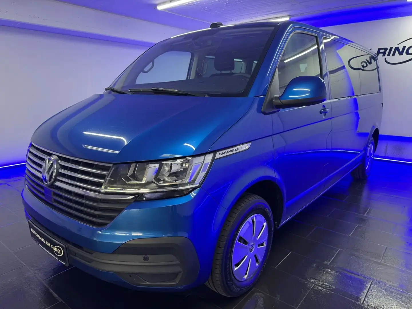 Volkswagen T6 Caravelle T6.1 Caravelle Comfort DSG 1.HD 9-SITZ CAM APPLE Blau - 2
