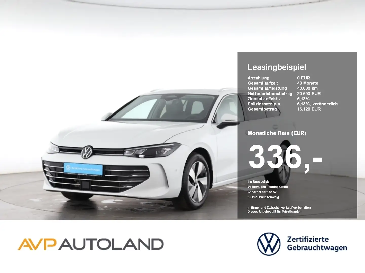 Volkswagen Passat Variant 1.5 eTSI DSG Business | AHK | Weiß - 1