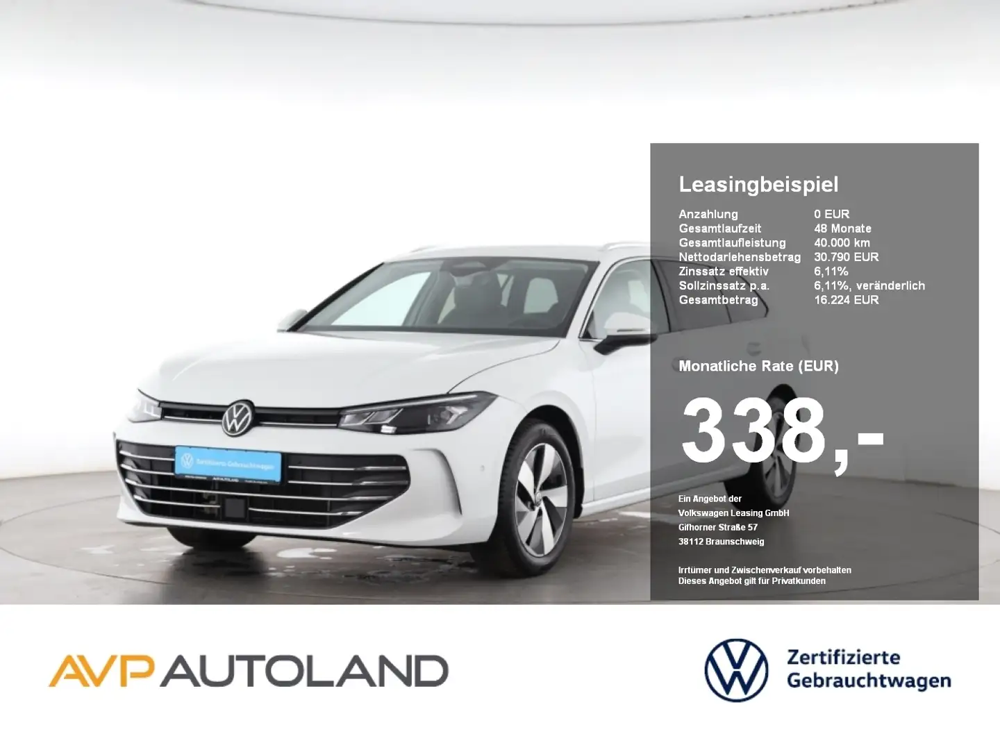 Volkswagen Passat Variant 1.5 eTSI DSG Business | AHK | Wit - 1