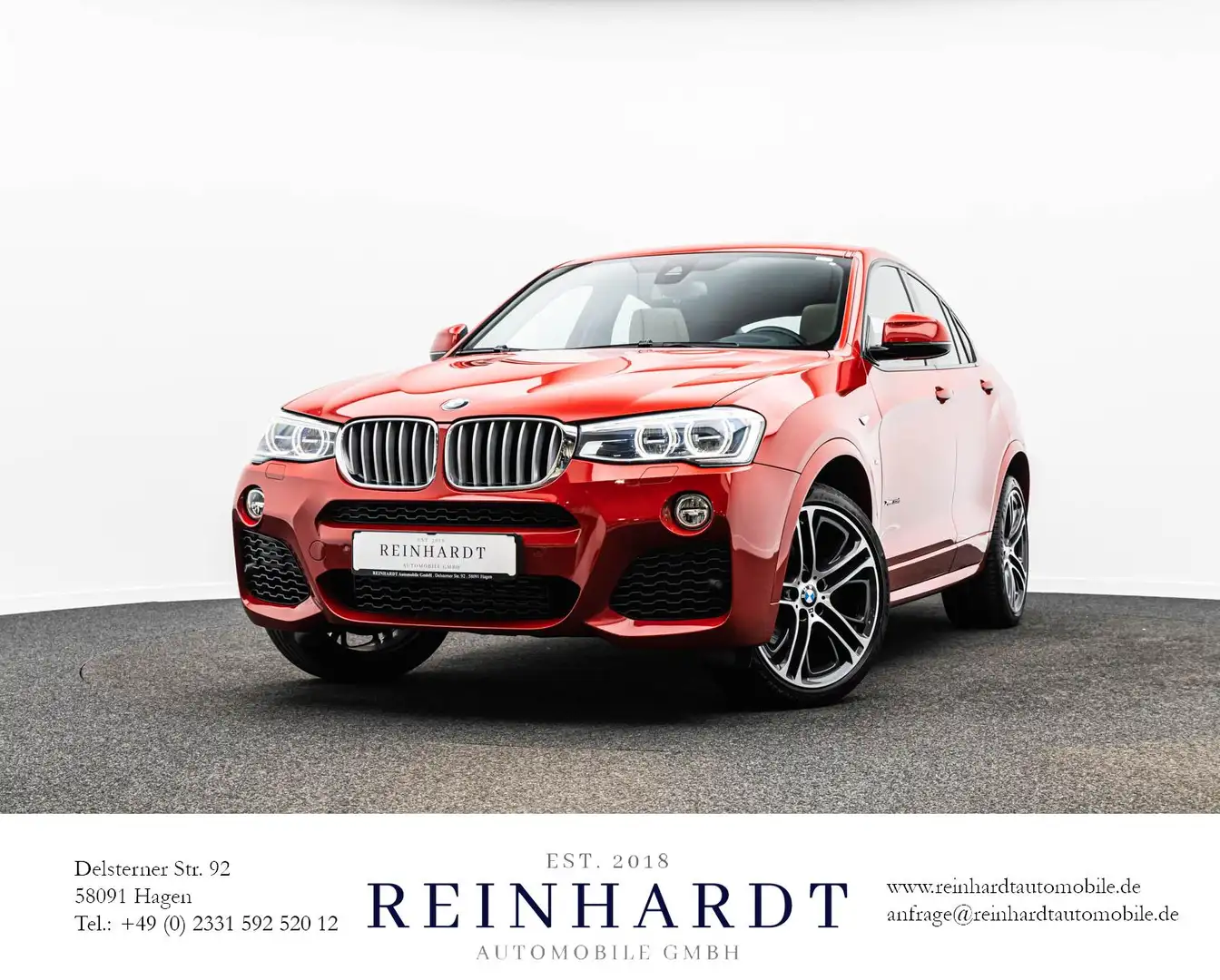 BMW X4 35d xDRIVE M SPORT SHADOW/LED-AD/H&K/HuD/eGSD Rojo - 1