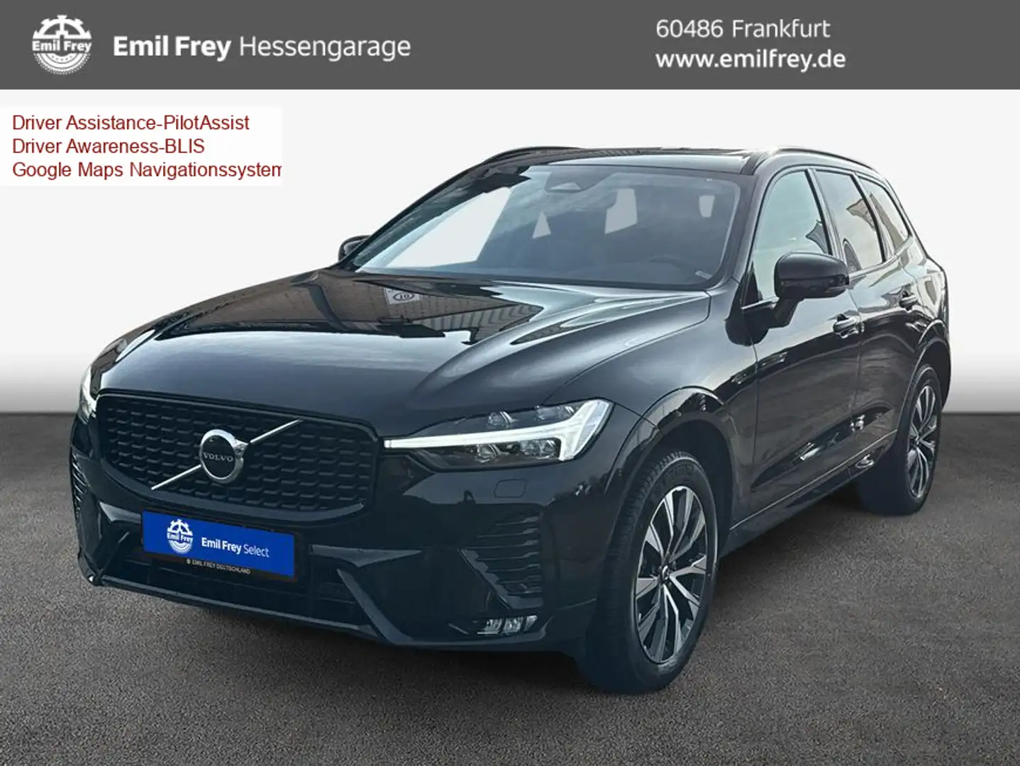 Volvo XC60 XC60 B4 Plus-Dark Aut Glasd Nappaleder perforiert Schwarz - 1