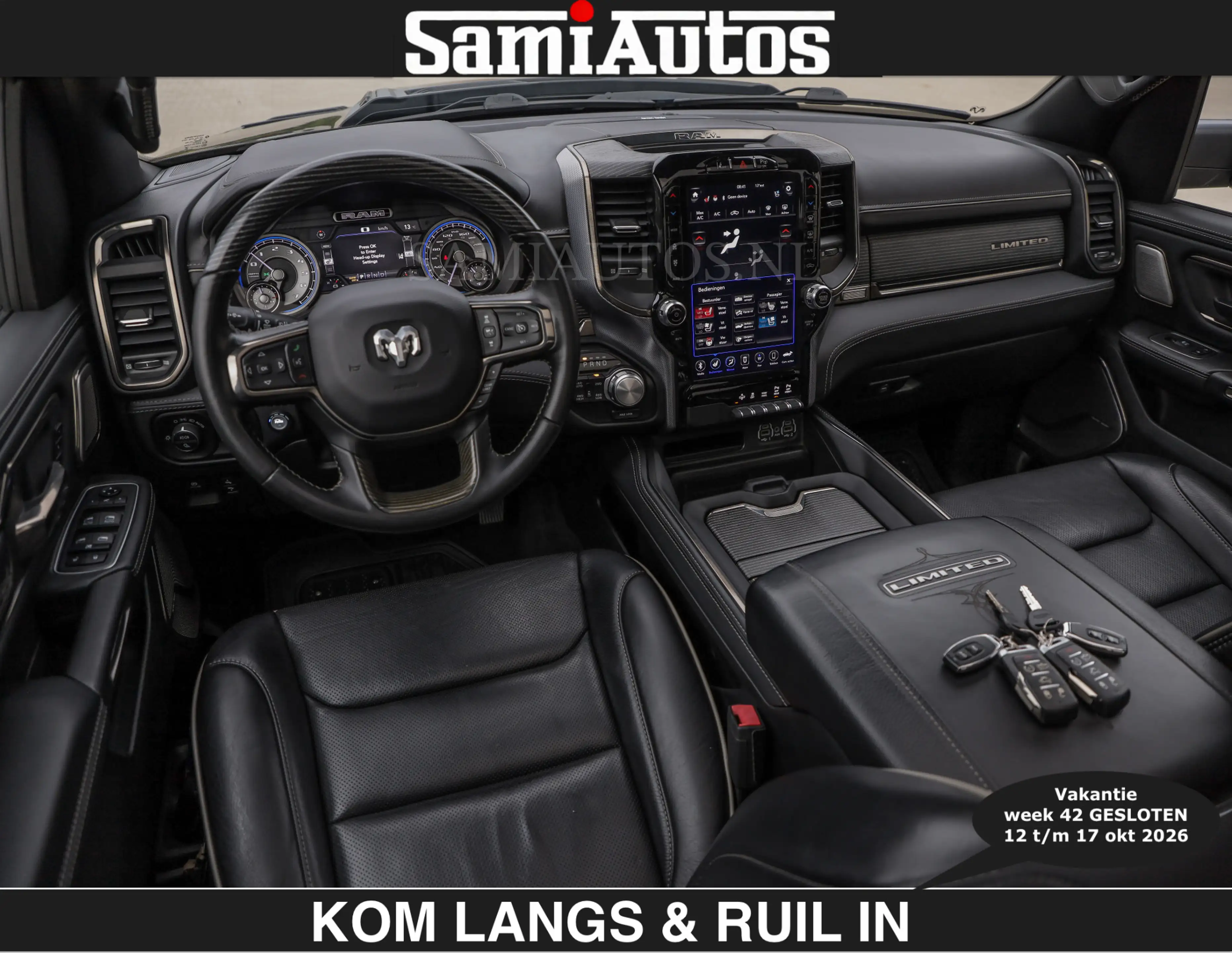 Dodge RAM LIMITED 5.7 V8 HEMI | TOP STAAT | BOM VOL | HUD | — photo 47