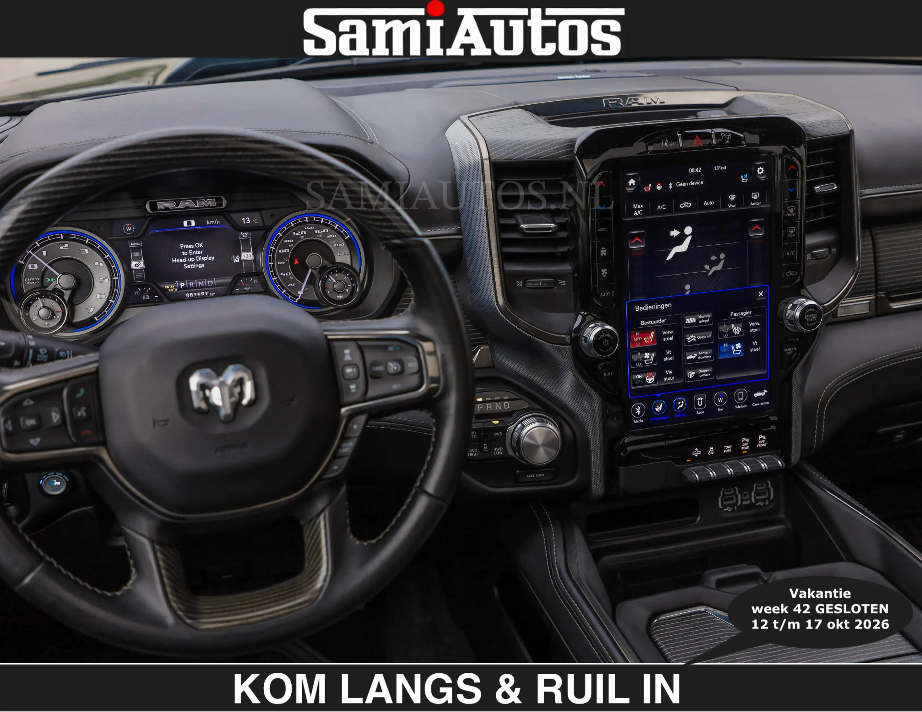 Dodge RAM LIMITED 5.7 V8 HEMI | TOP STAAT | BOM VOL | HUD | — photo 48
