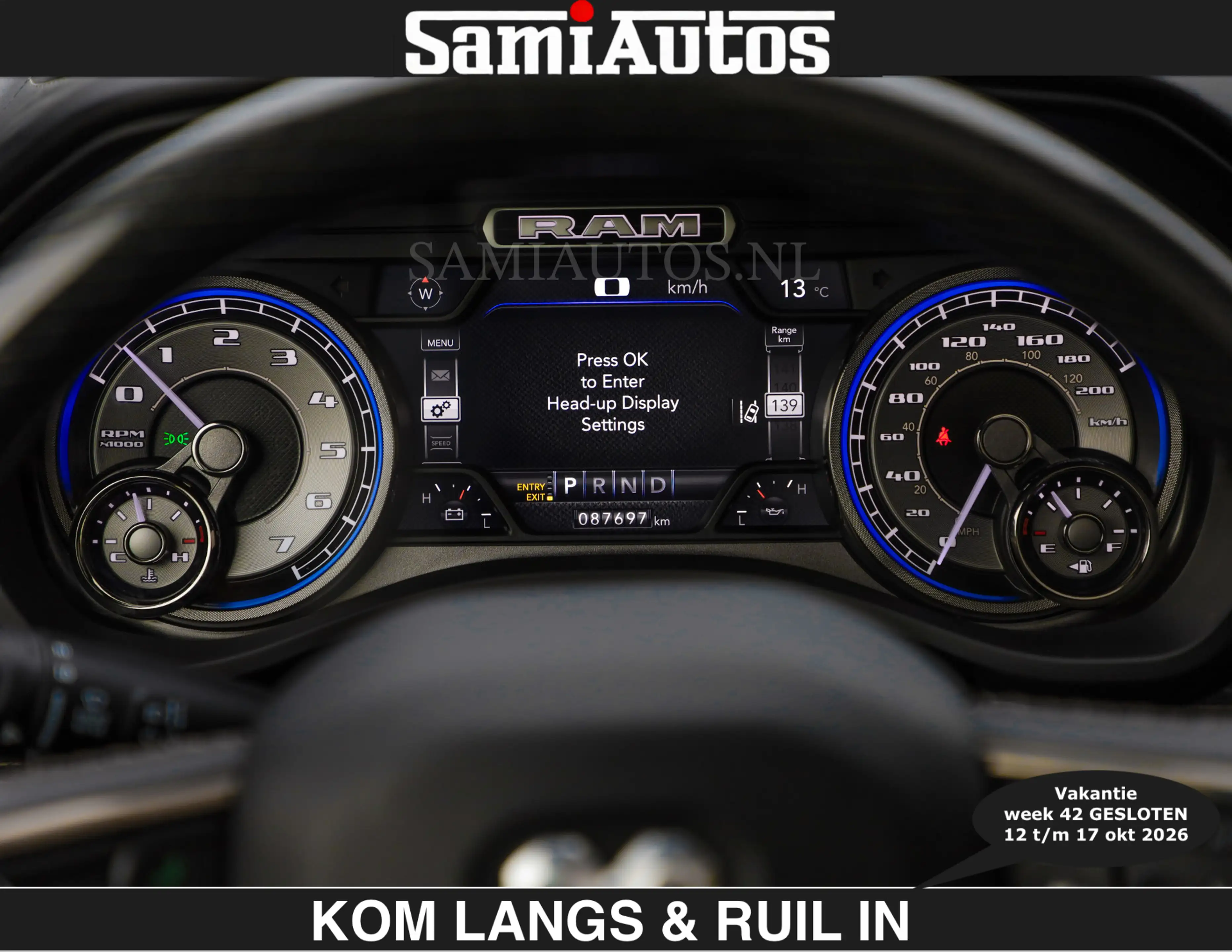 Dodge RAM LIMITED 5.7 V8 HEMI | TOP STAAT | BOM VOL | HUD | — photo 29