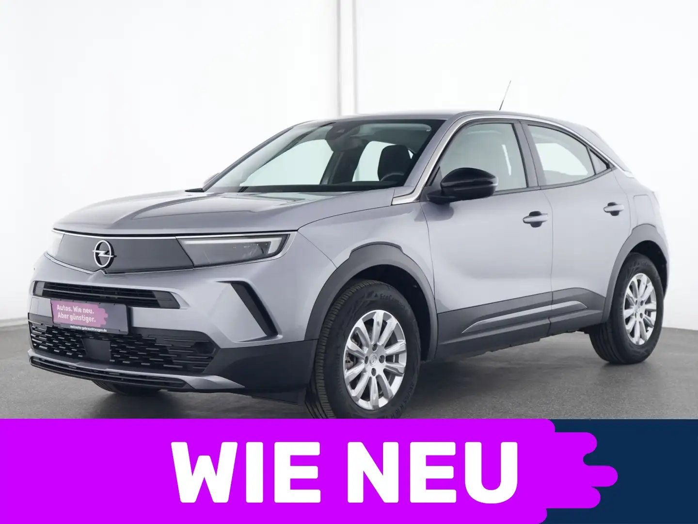 Opel Mokka-E Edition LED|Navi|Wärmepumpe|SHZ|Kamera Silber - 1