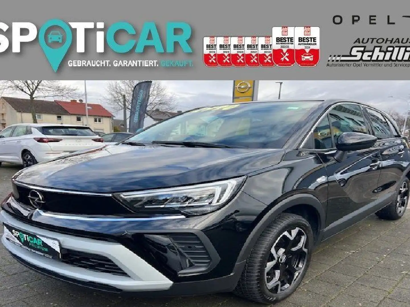 Opel Crossland 1.2 Automatik Elegance NAVI Winterpaket Schwarz - 1