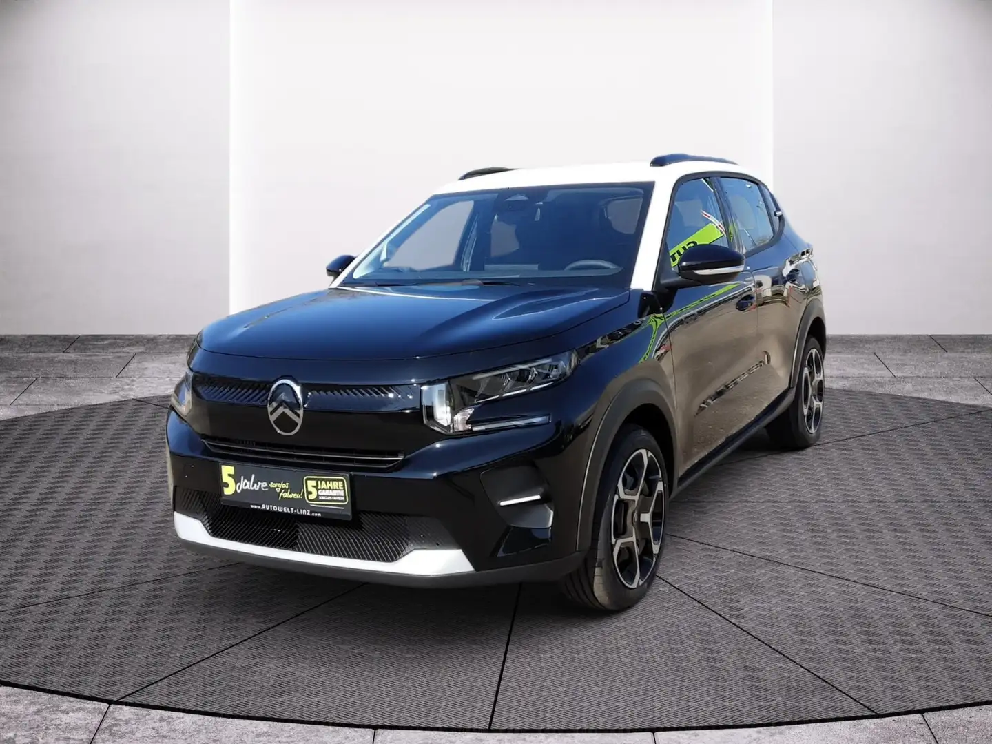 Citroen C3 Turbo 100 PS PLUS LED+PDC+HUD+SpurH Schwarz - 1
