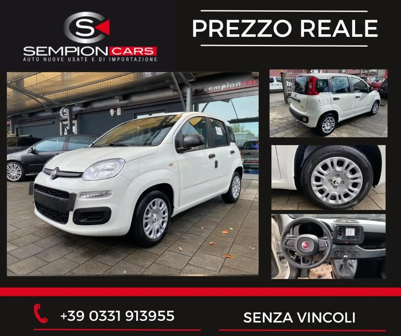 Fiat Panda Pandina 1.0 firefly hybrid PACK CITY PREZZO REALE Bianco - 1