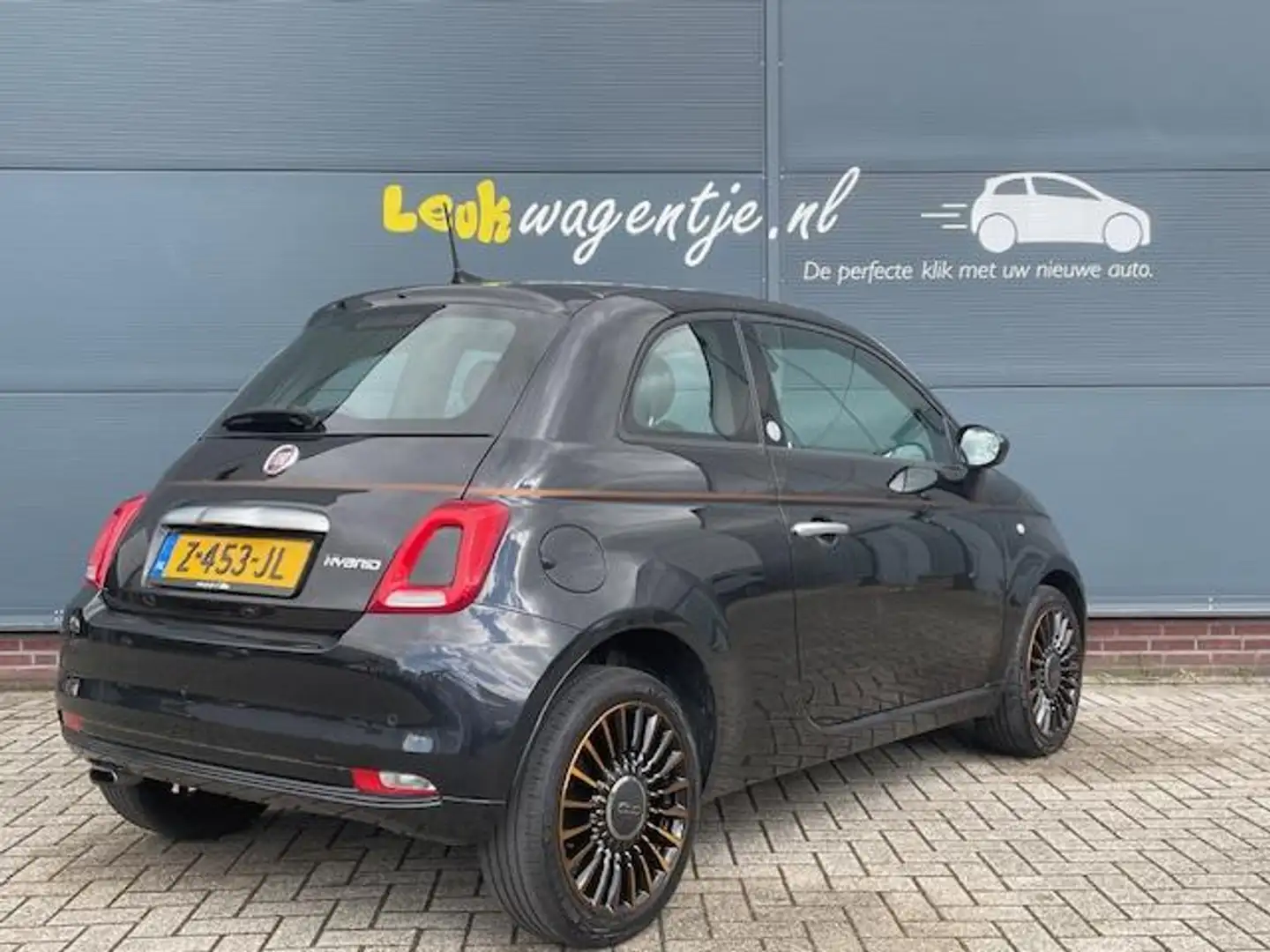 Fiat 500 1.0 Hybrid Launch Edition *carplay *aut. airco *16 Zwart - 2